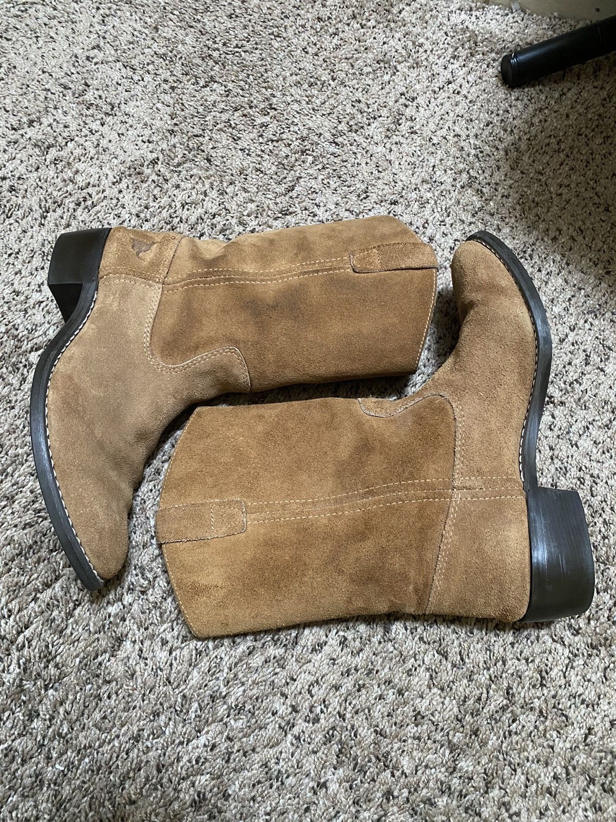 mens tan suede cowboy boots