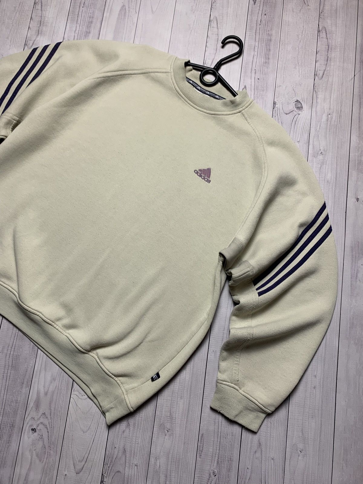 Adidas × Vintage Vintage sweatshirt adidas size L logo striped Size US L / EU 52-54 / 3 - 2 Thumbnail
