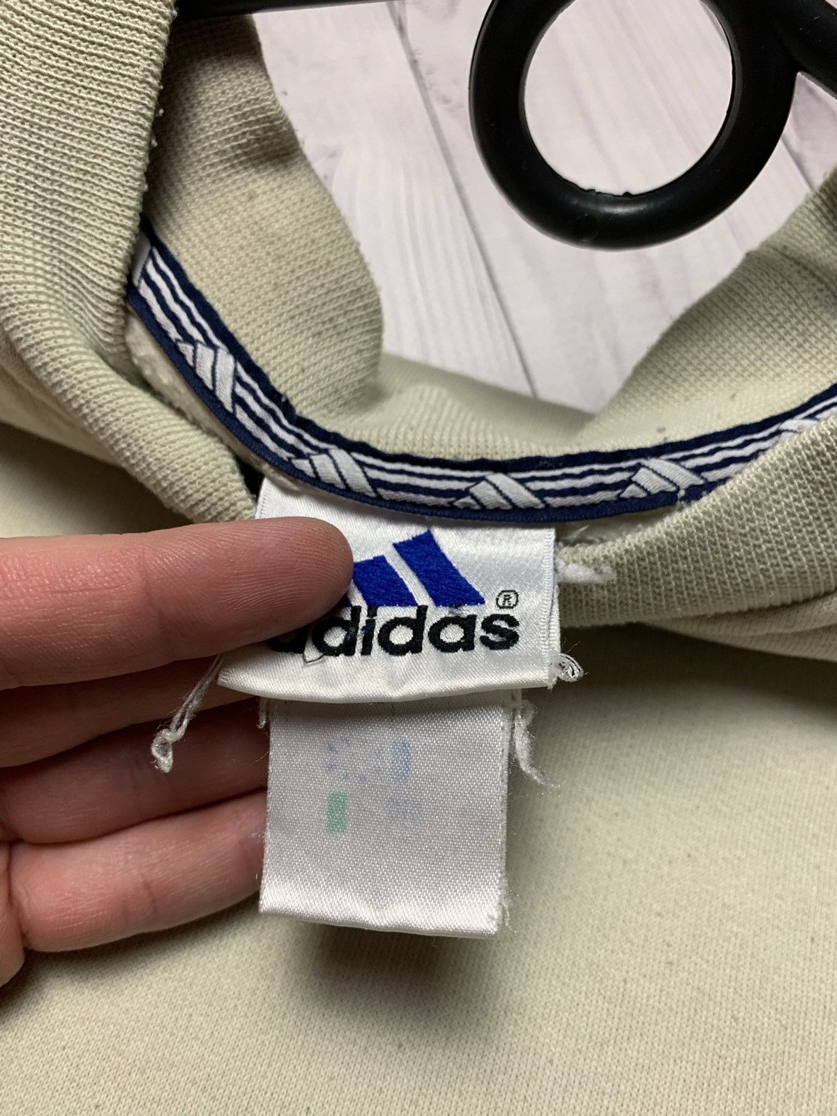 Adidas × Vintage Vintage sweatshirt adidas size L logo striped Size US L / EU 52-54 / 3 - 4 Thumbnail