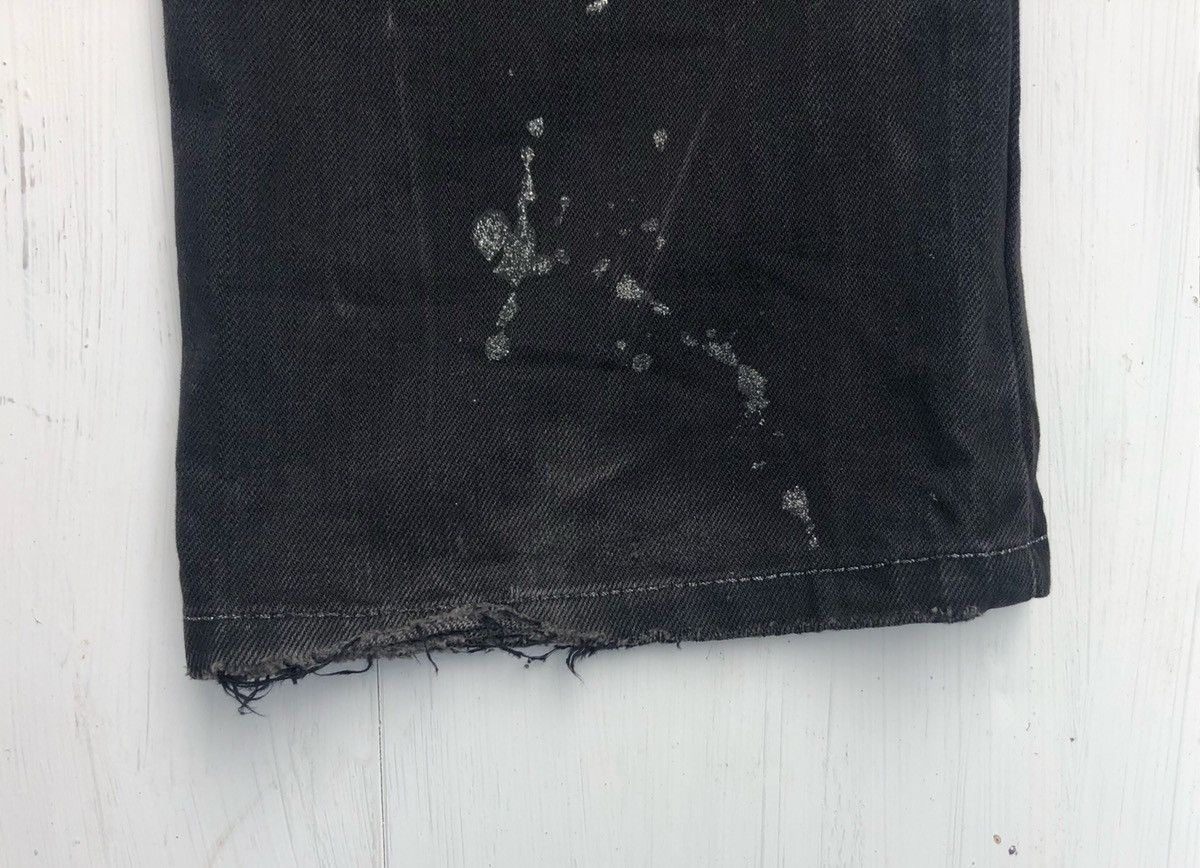 Japanese Brand Japanese Lagust Distressed Painted Flare Jeans Size US 31 - 8 Thumbnail