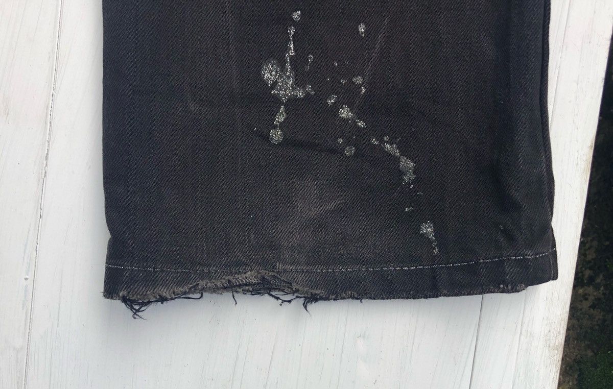 Japanese Brand Japanese Lagust Distressed Painted Flare Jeans Size US 31 - 9 Thumbnail