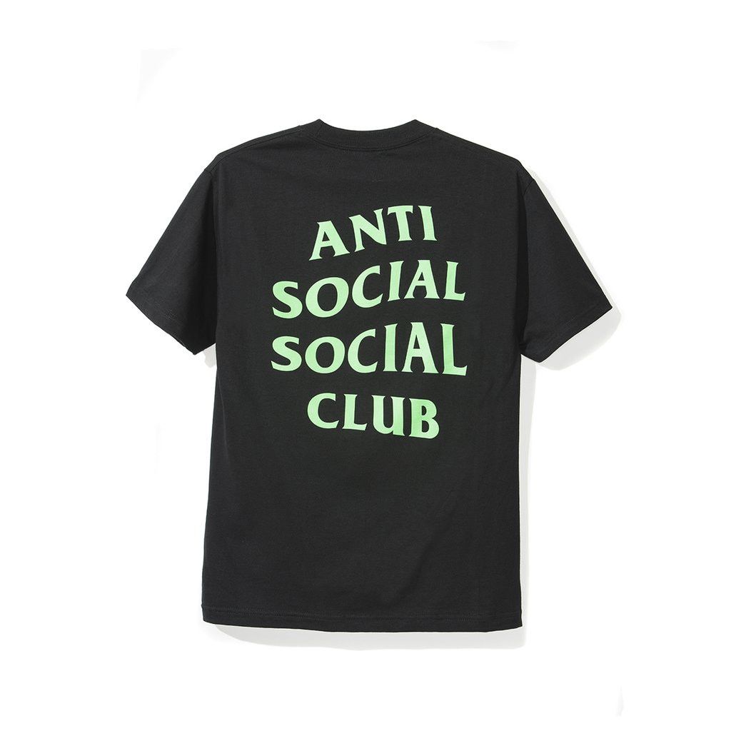 Anti Social Social Club DS ASSC Green logo Hated Black Tee in hand Bape Supreme Size US M / EU 48-50 / 2 - 1 Thumbnail