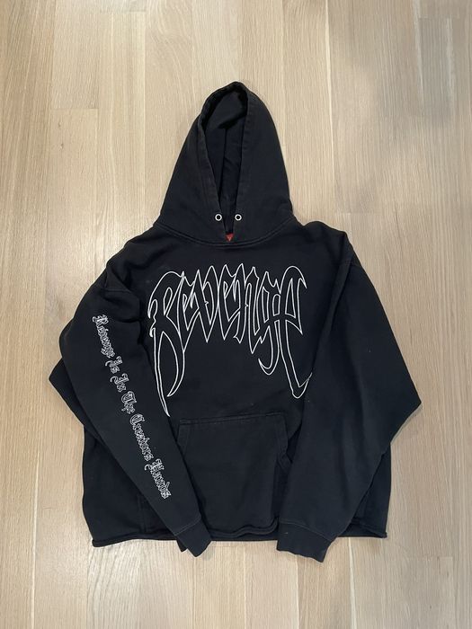 Revenge kill hoodie black best sale and white