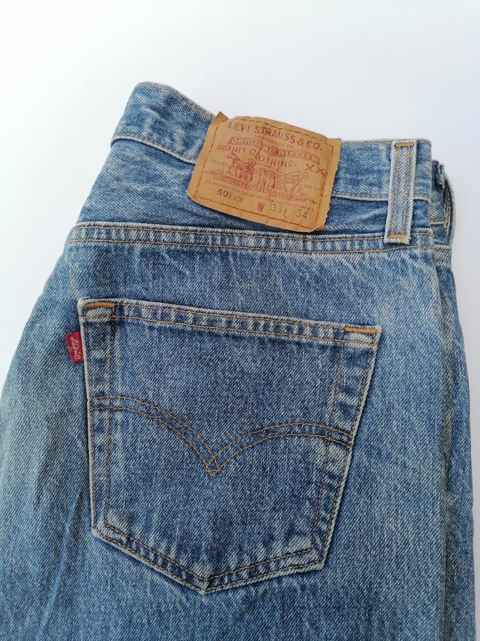 Levi's × Levi's Vintage Clothing × Vintage Levi's Strauss 501xx Fly Button Denim Jeans Size US 32 / EU 48 - 4 Thumbnail