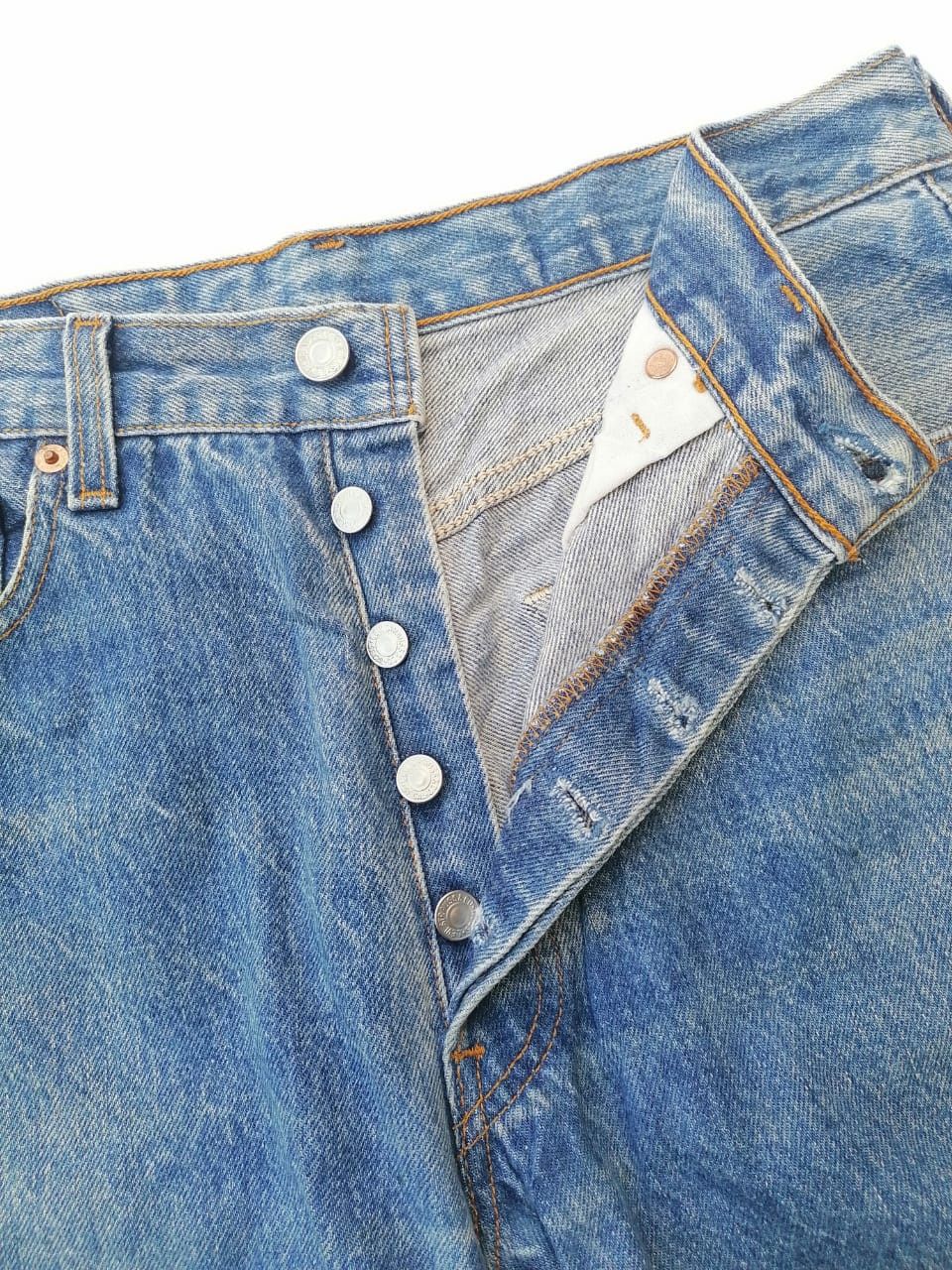 Levi's × Levi's Vintage Clothing × Vintage Levi's Strauss 501xx Fly Button Denim Jeans Size US 32 / EU 48 - 3 Thumbnail