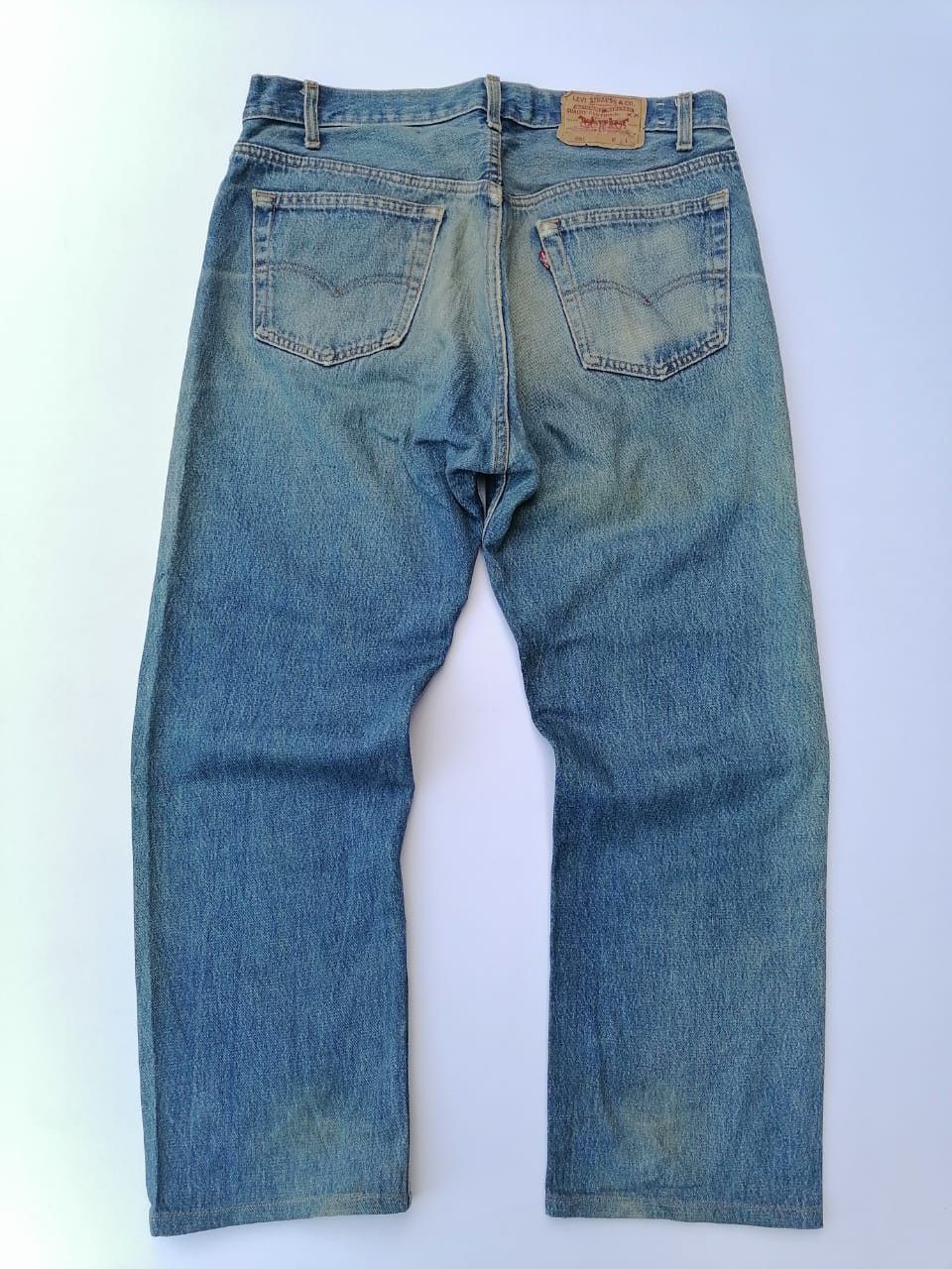 Levi's × Levi's Vintage Clothing × Vintage Levi's Strauss 501 Fly Button Denim Jeans Size US 35 - 2 Thumbnail