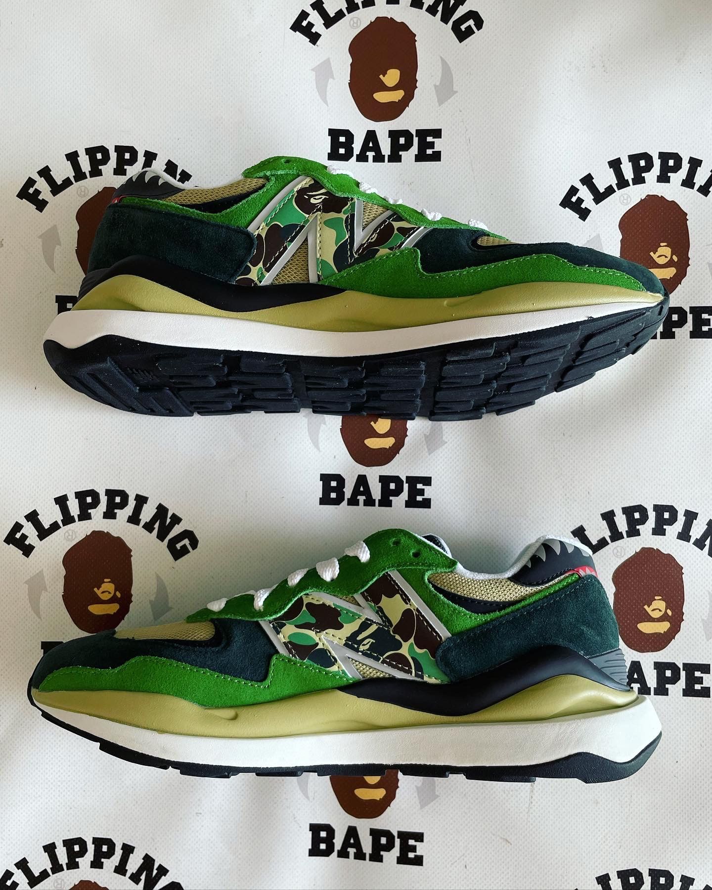 Bape × New Balance BAPE X NEW BALANCE 5740 Size US 8.5 / EU 41-42 - 7 Thumbnail