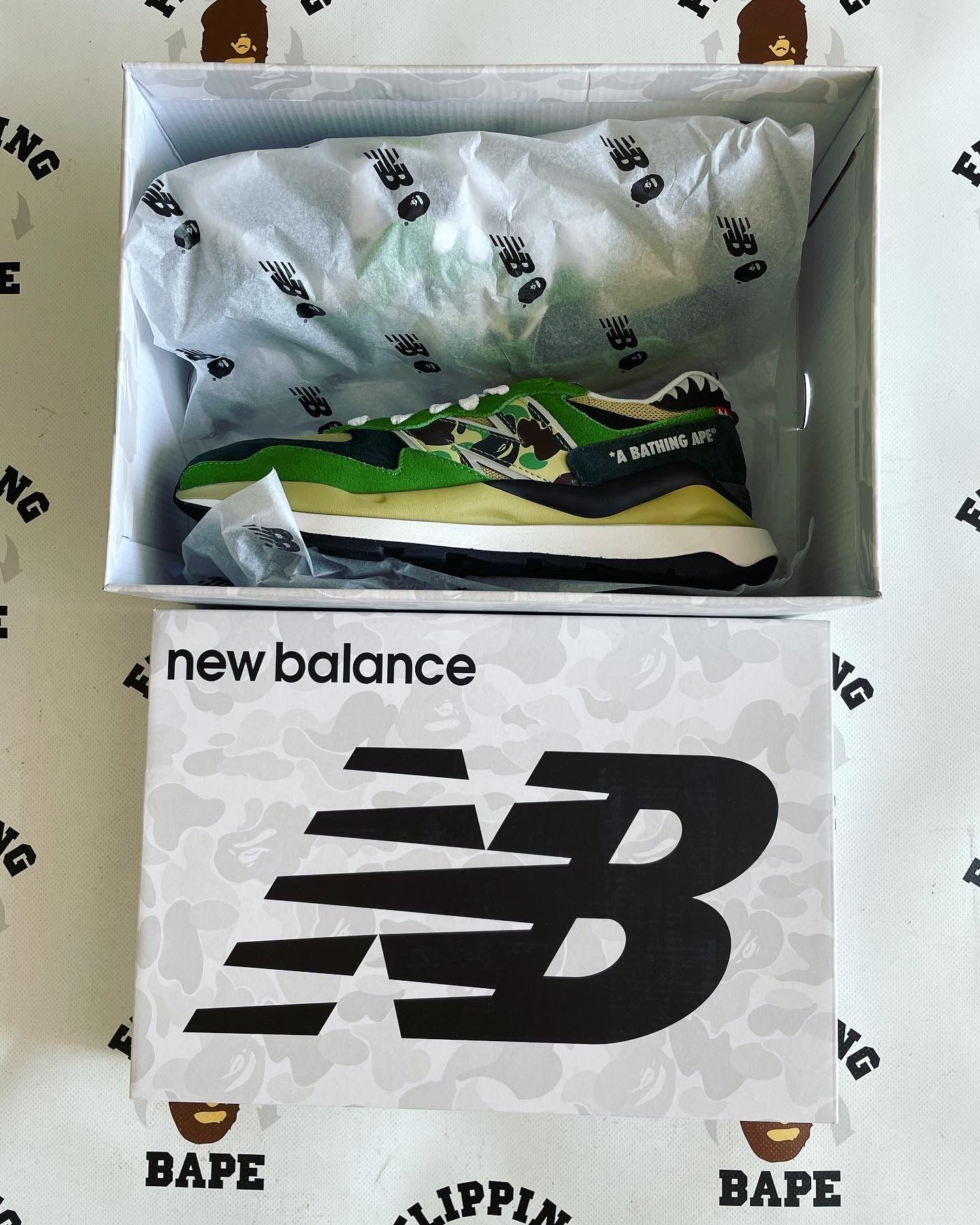 Bape × New Balance BAPE X NEW BALANCE 5740 Size US 8.5 / EU 41-42 - 10 Thumbnail