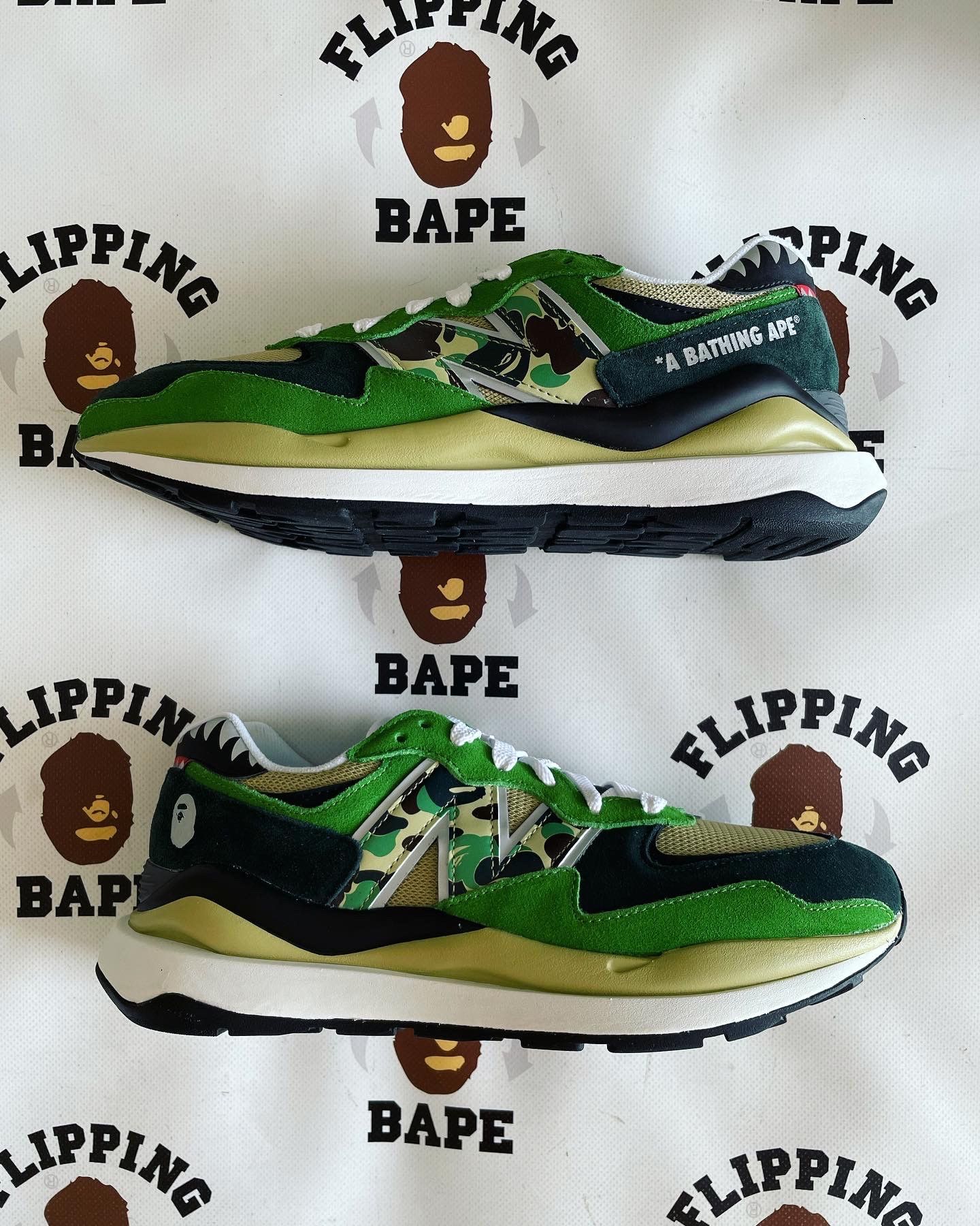 Bape × New Balance BAPE X NEW BALANCE 5740 Size US 8.5 / EU 41-42 - 8 Thumbnail