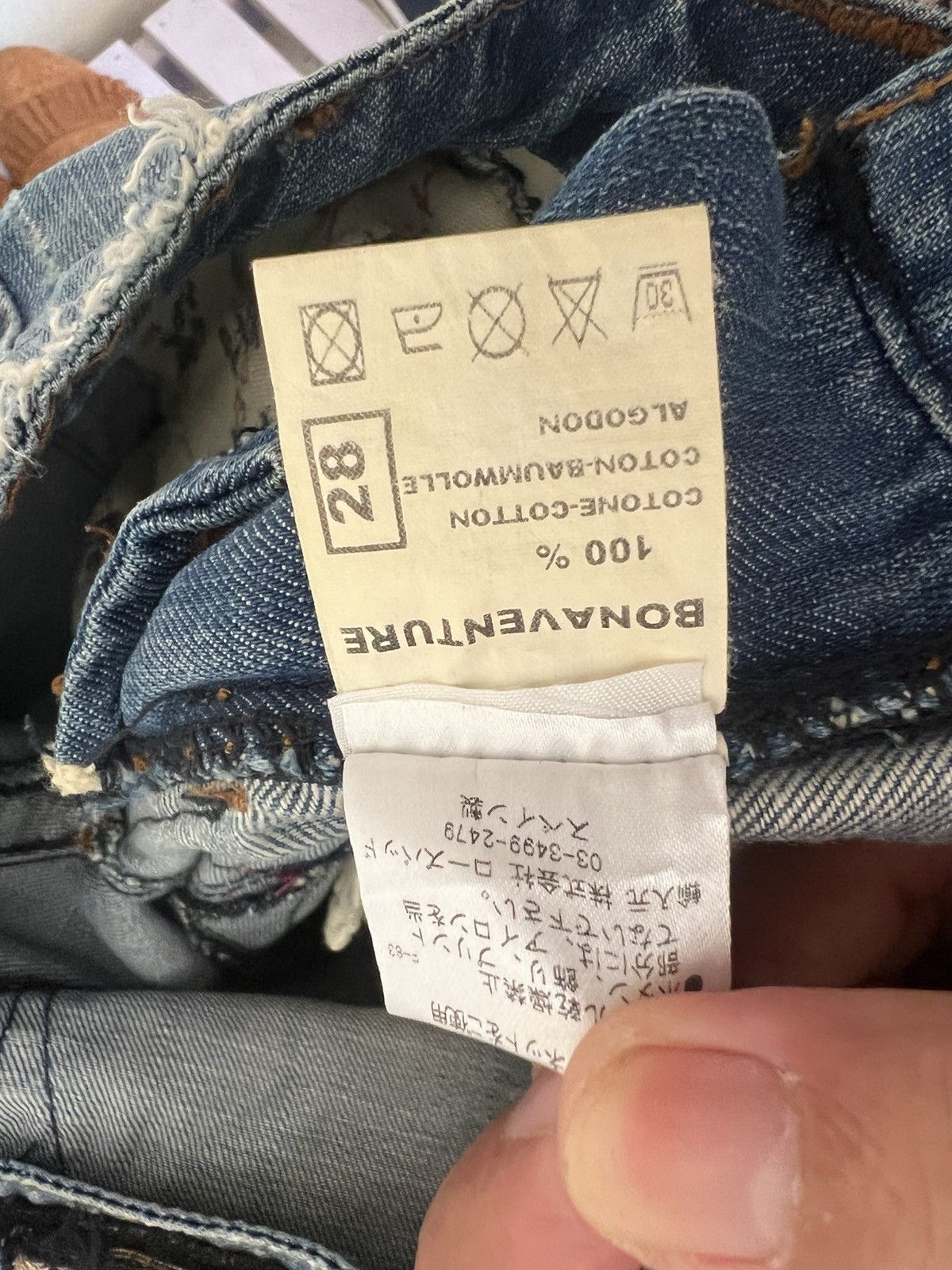 Japanese Brand × Vintage Vintage Bonaventure Distressed Denim Size US 28 / EU 44 - 12 Thumbnail