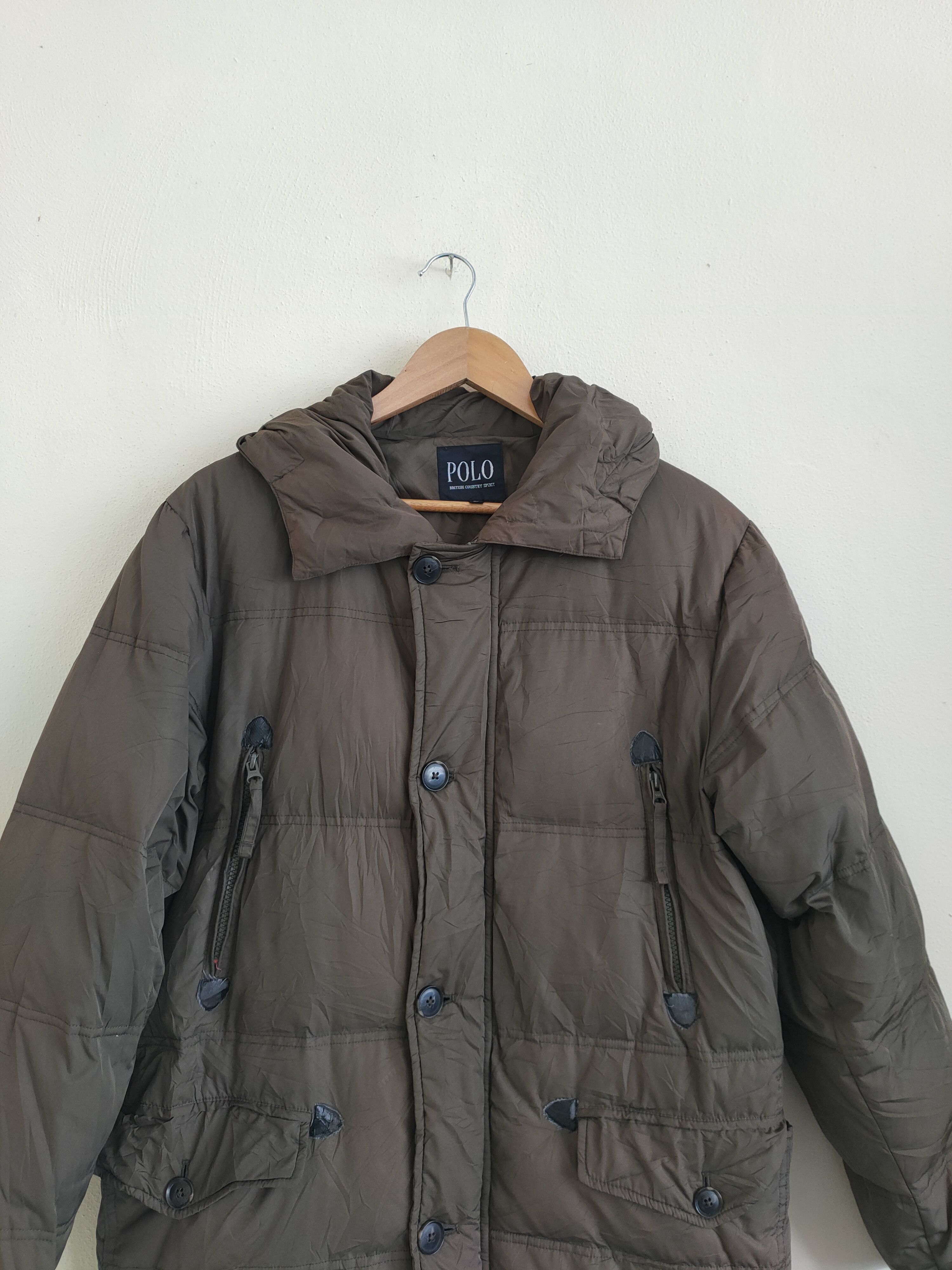 Japanese Brand × Vintage Vintage Polo British Country Spirit Puffer Jacket Size US L / EU 52-54 / 3 - 4 Thumbnail