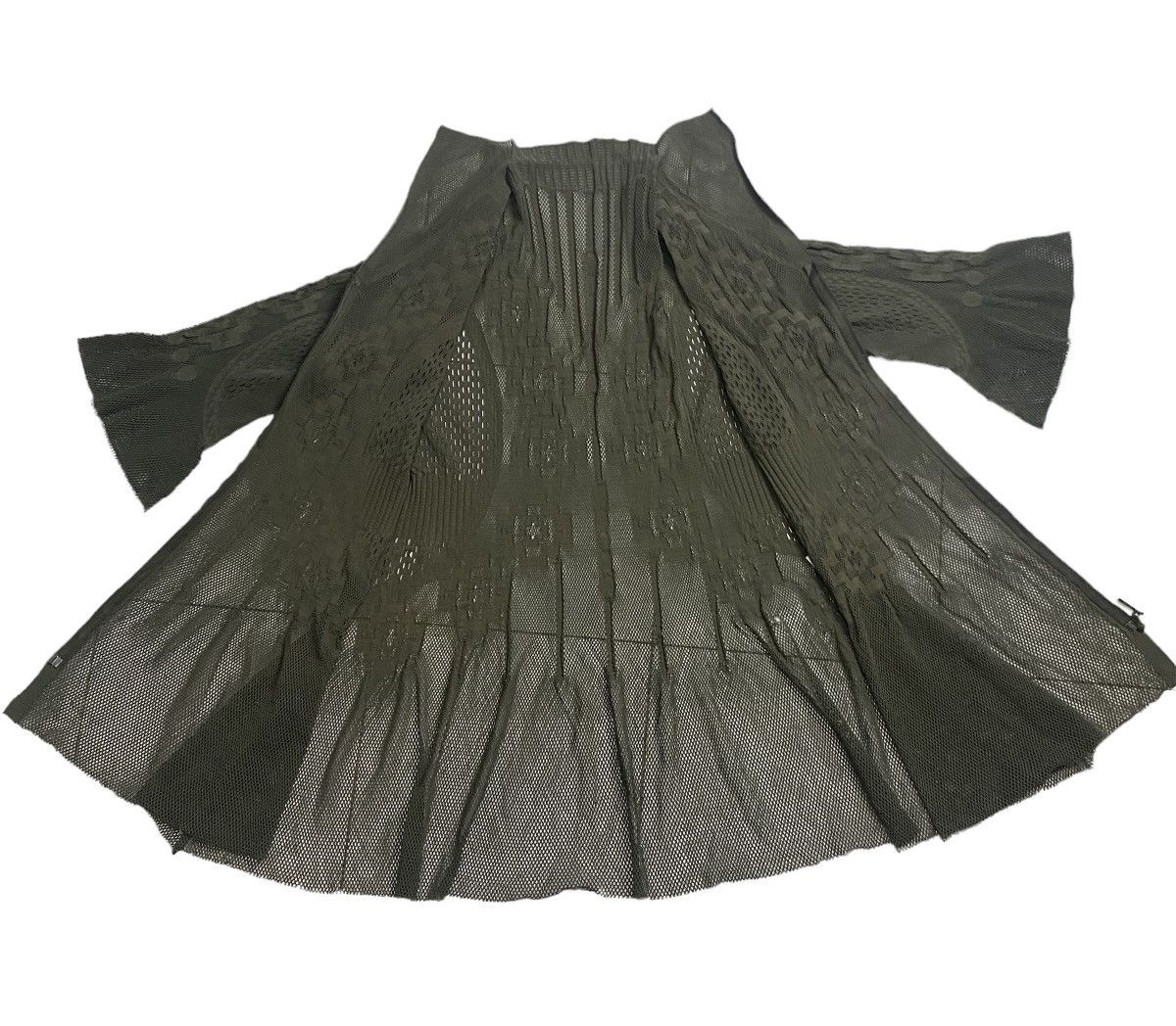 Hiroko Koshino Homme × Vintage Hiroko Bis Hiroko Koshino transparant cardigan dress zipper Size M / US 6-8 / IT 42-44 - 7 Thumbnail