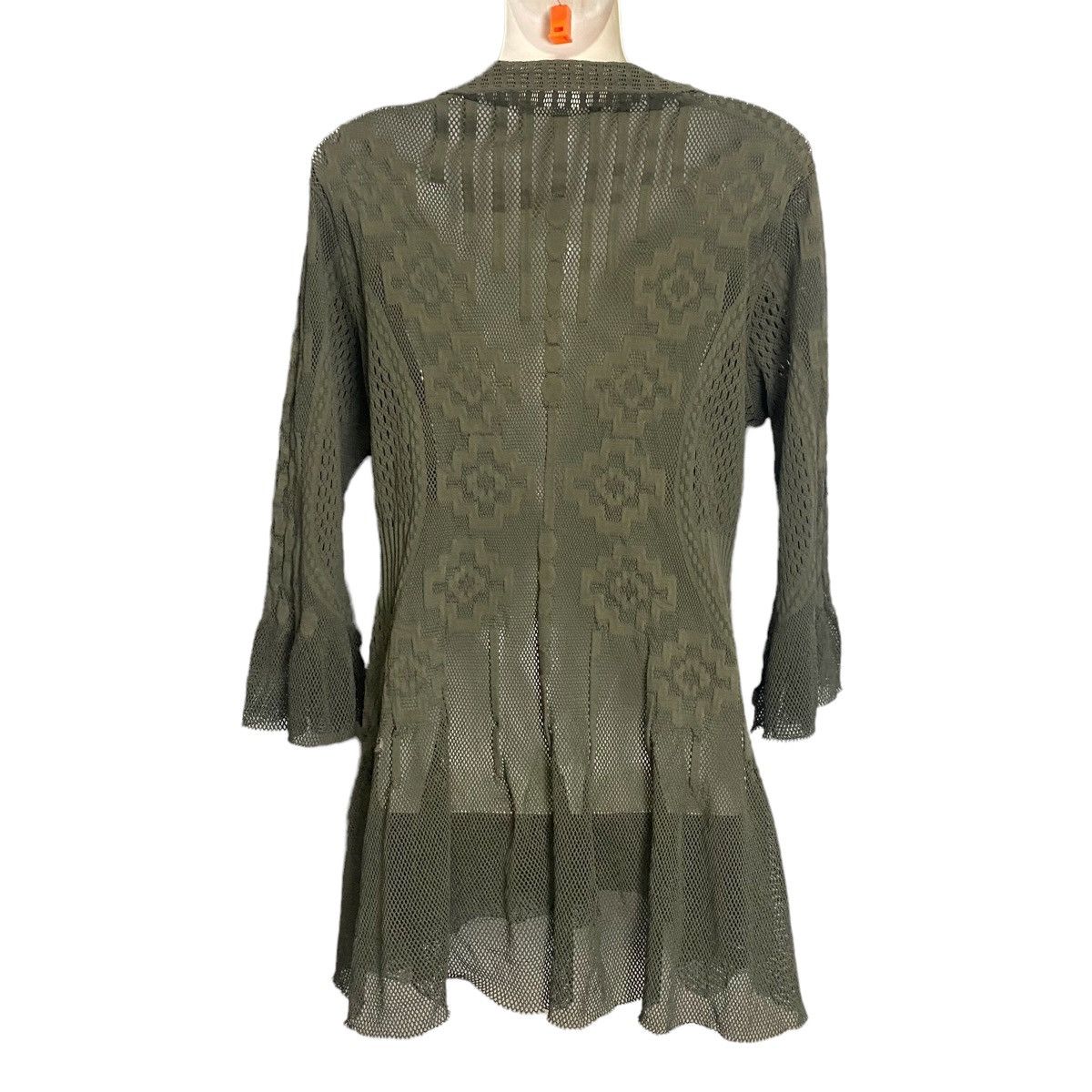 Hiroko Koshino Homme × Vintage Hiroko Bis Hiroko Koshino transparant cardigan dress zipper Size M / US 6-8 / IT 42-44 - 2 Thumbnail