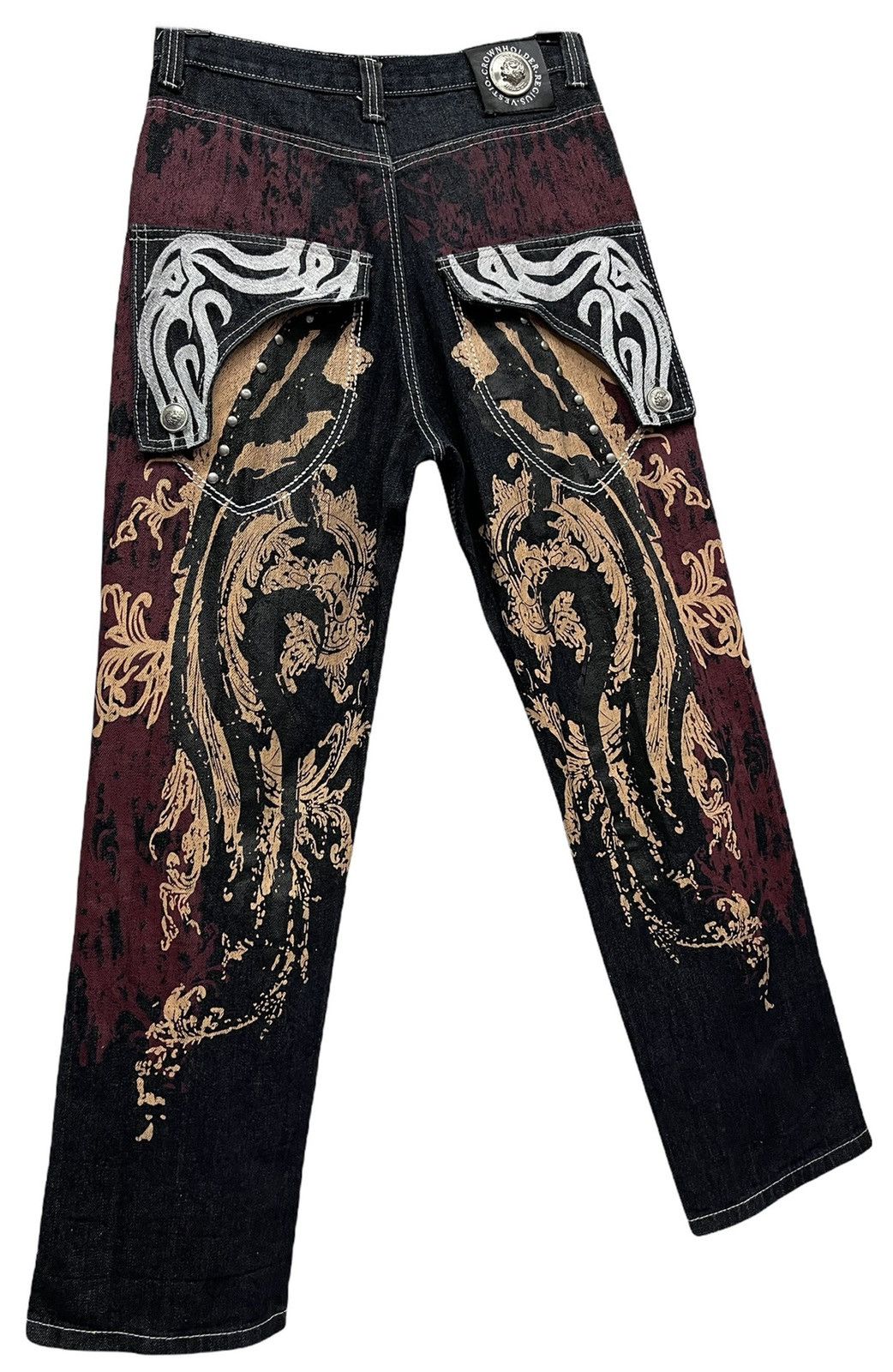 Tribal Streetwear 💥LAST OFFER💥 Embroidery Printed Tattoo Design Hip Hop Denim Size US 30 / EU 46 - 3 Thumbnail