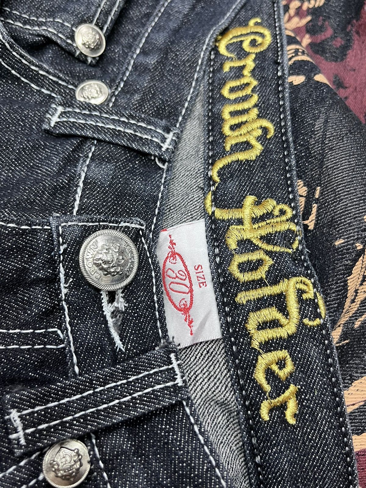 Tribal Streetwear 💥LAST OFFER💥 Embroidery Printed Tattoo Design Hip Hop Denim Size US 30 / EU 46 - 11 Thumbnail