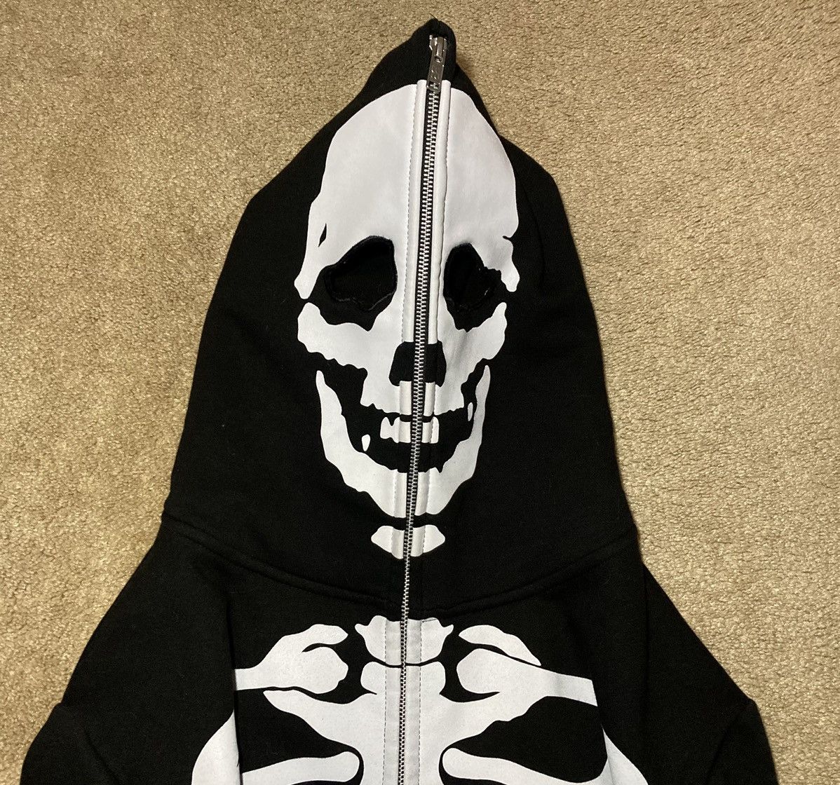99%IS- FW16 99%IS Skull Full Zip Sweatshirt Thrasher Bape 2 2016 Size US L / EU 52-54 / 3 - 7 Thumbnail