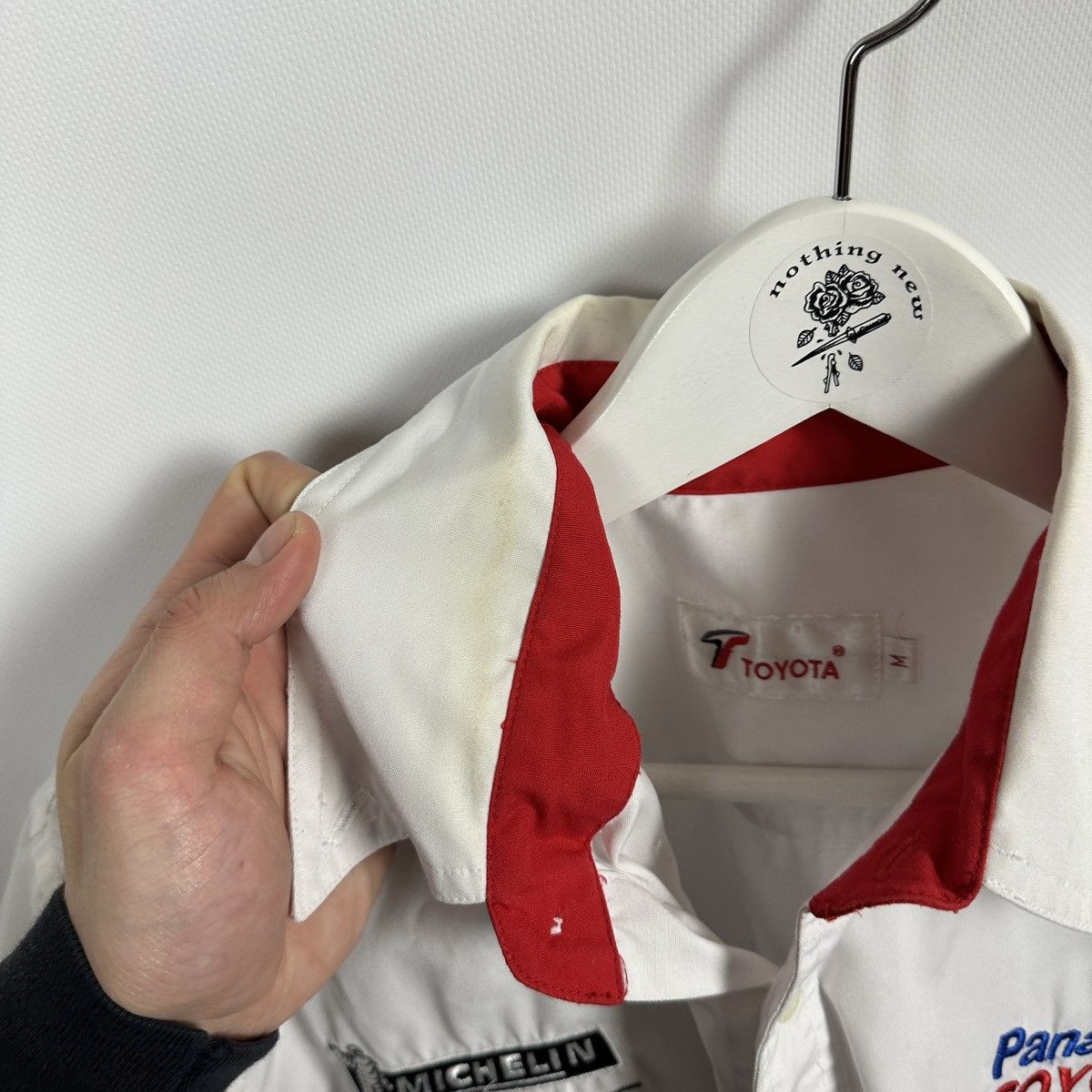 NASCAR Vintage 90s Toyota Panasonic Michelin racing shirt rare hype Size US M / EU 48-50 / 2 - 12 Thumbnail