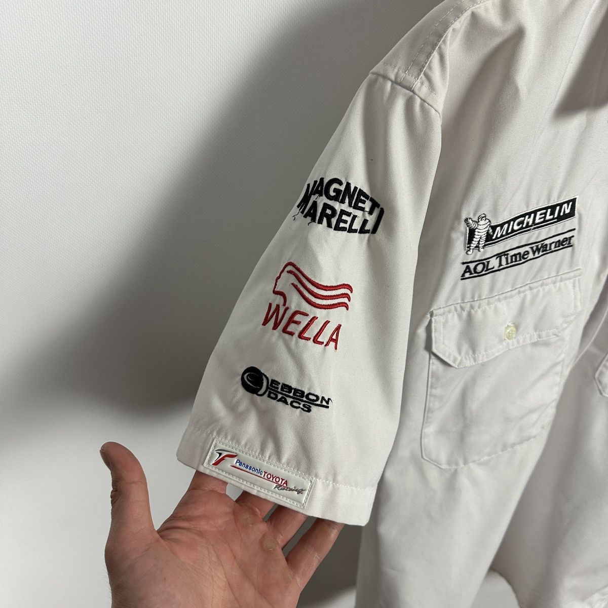 NASCAR Vintage 90s Toyota Panasonic Michelin racing shirt rare hype Size US M / EU 48-50 / 2 - 4 Thumbnail
