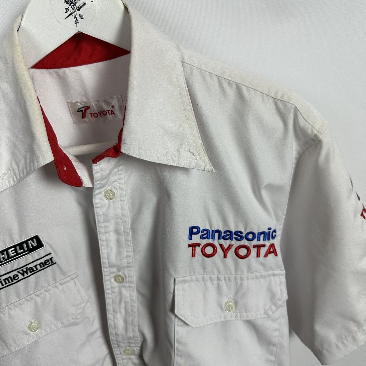 NASCAR Vintage 90s Toyota Panasonic Michelin racing shirt rare hype Size US M / EU 48-50 / 2 - 8 Thumbnail