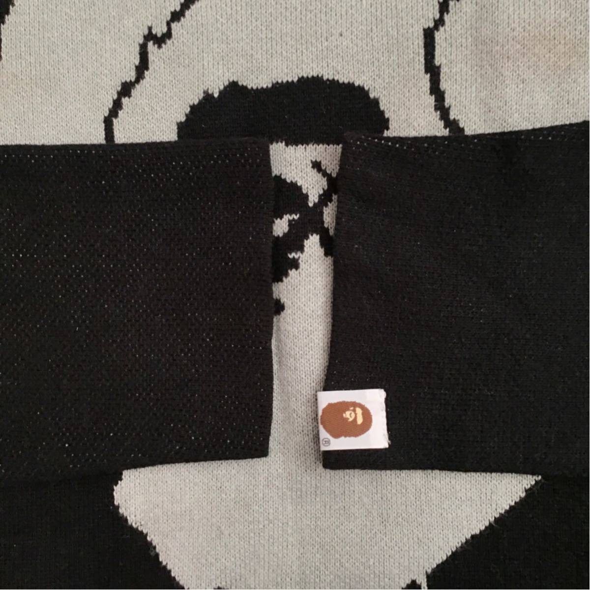 Bape × Kaws × Nigo BAPE × KAWS Big head logo knit sweater a bathing ape NIGO Size US M / EU 48-50 / 2 - 7 Thumbnail