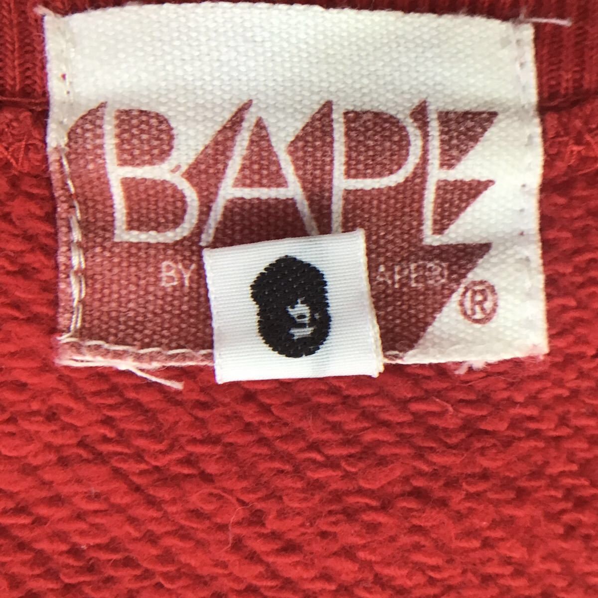 Bape BAPE vintage shark sweat shirt red Size US M / EU 48-50 / 2 - 7 Thumbnail
