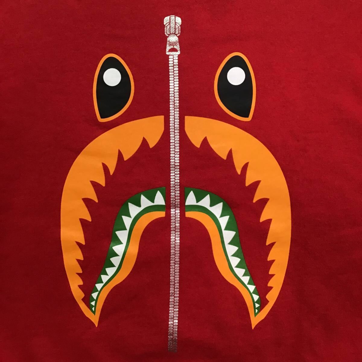 Bape BAPE vintage shark sweat shirt red Size US M / EU 48-50 / 2 - 2 Thumbnail