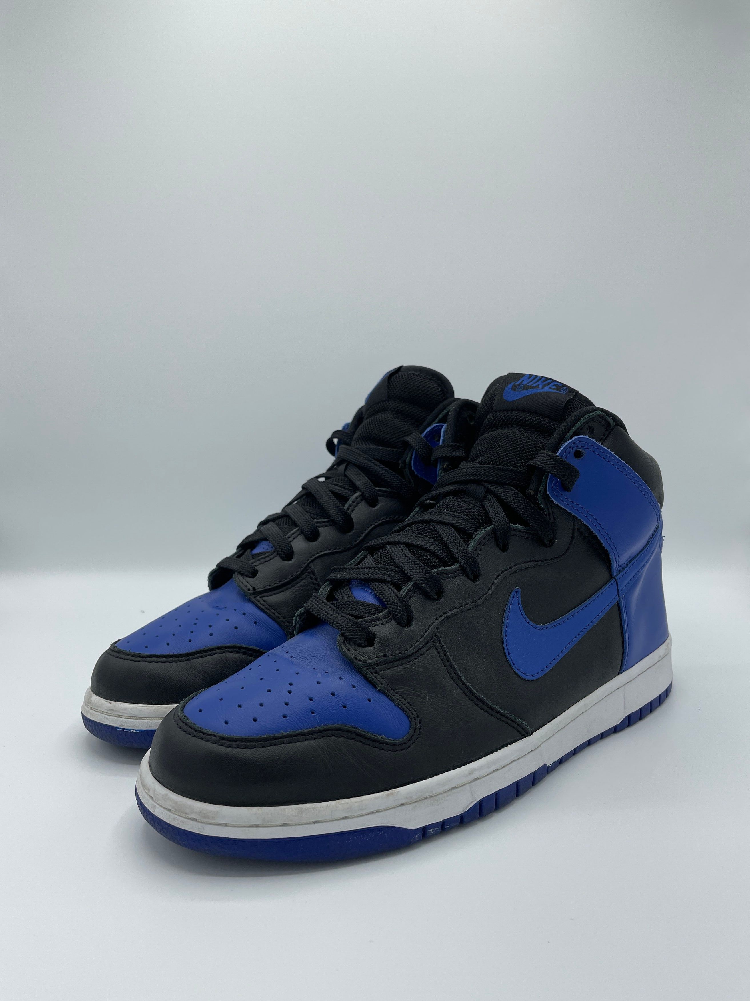 Pre-owned Nike 2004  Dunk High Royal Blue Black Shoes