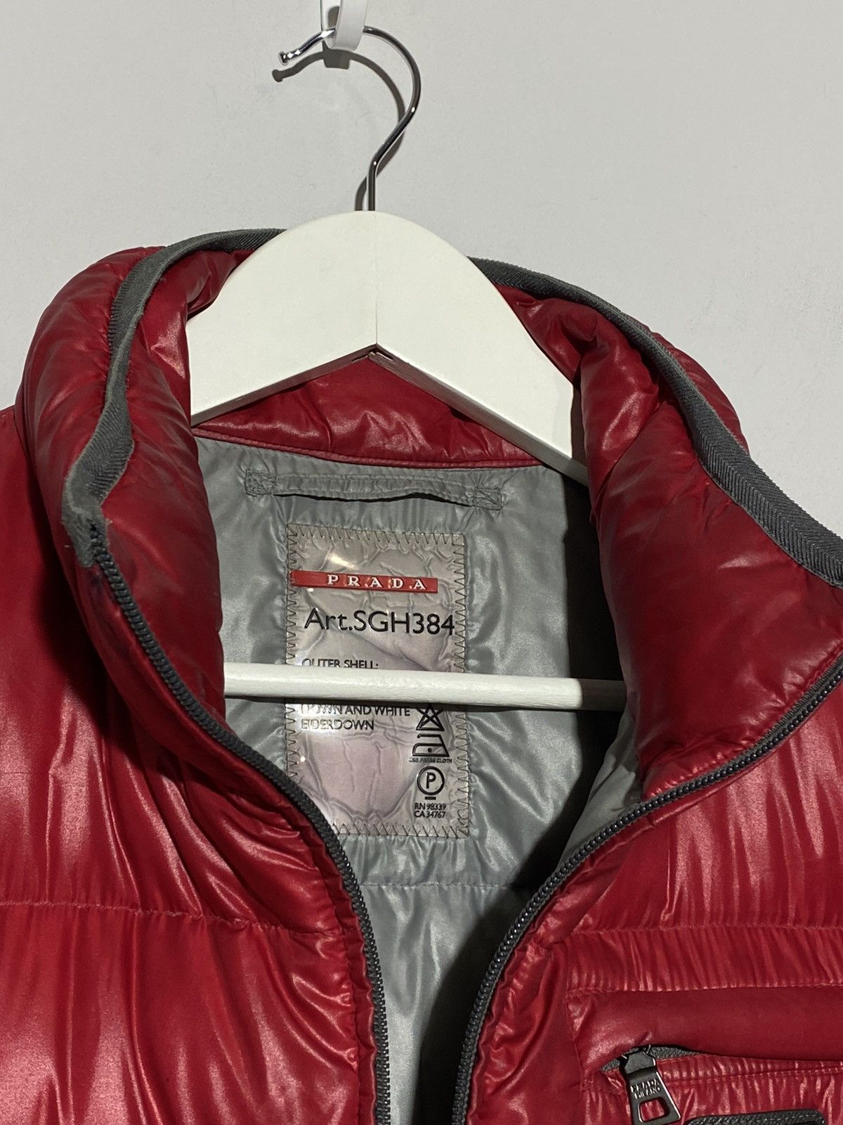 Prada Prada Authentic Nylon Goose Down Vest Size US S / EU 44-46 / 1 - 11 Thumbnail