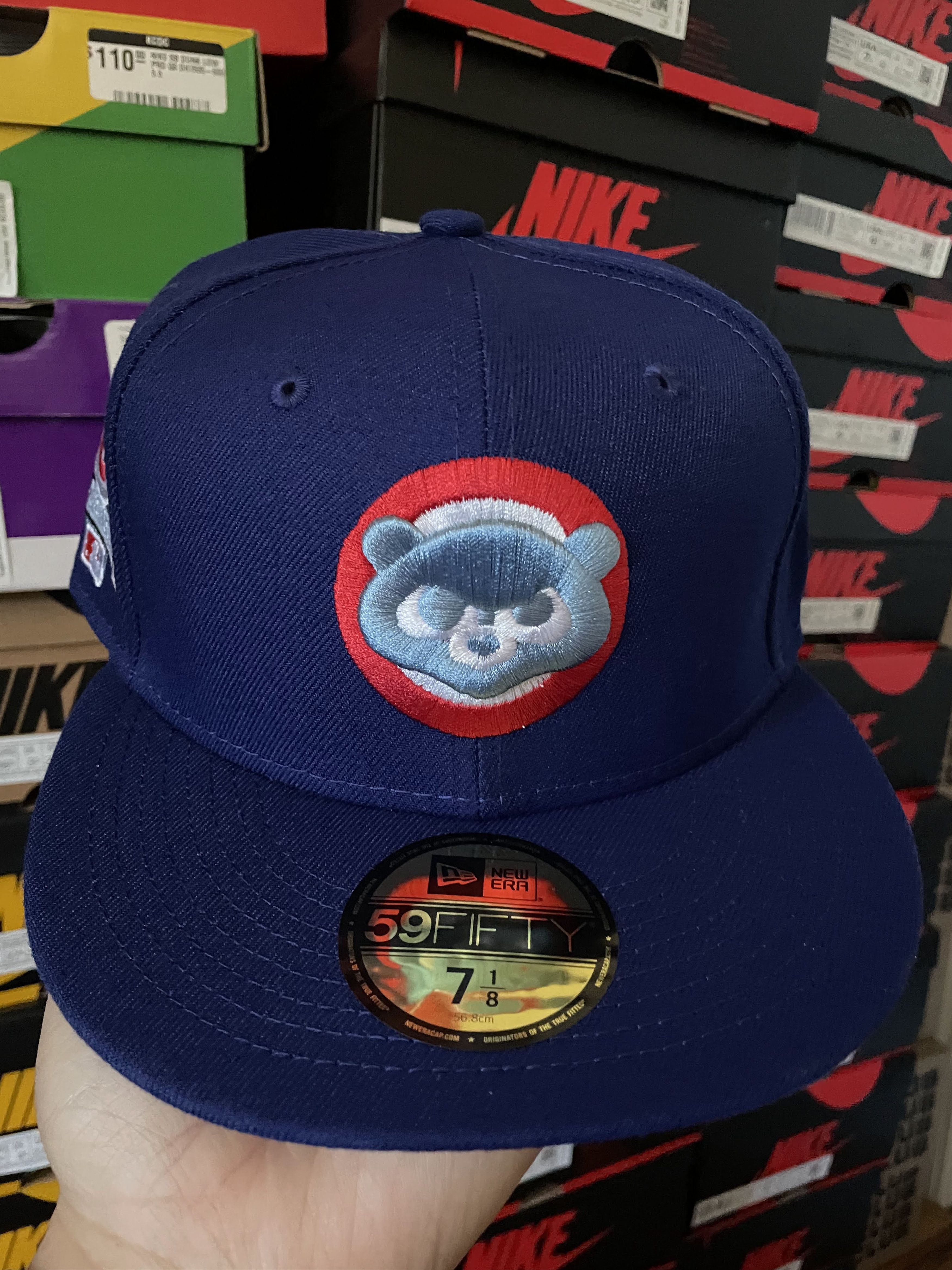 MLB × New Era Topperz Chicago Cubs 7 1/8 1990 All Star Blue Red Icy ASG Size ONE SIZE - 2 Thumbnail