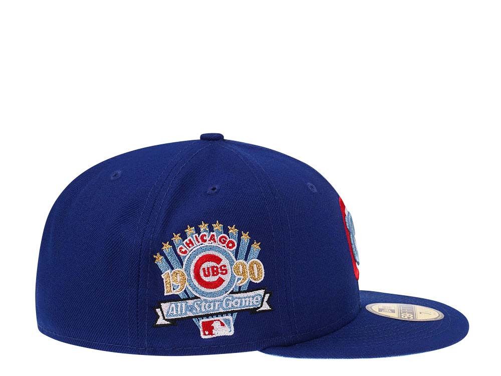 MLB × New Era Topperz Chicago Cubs 7 1/8 1990 All Star Blue Red Icy ASG Size ONE SIZE - 9 Thumbnail