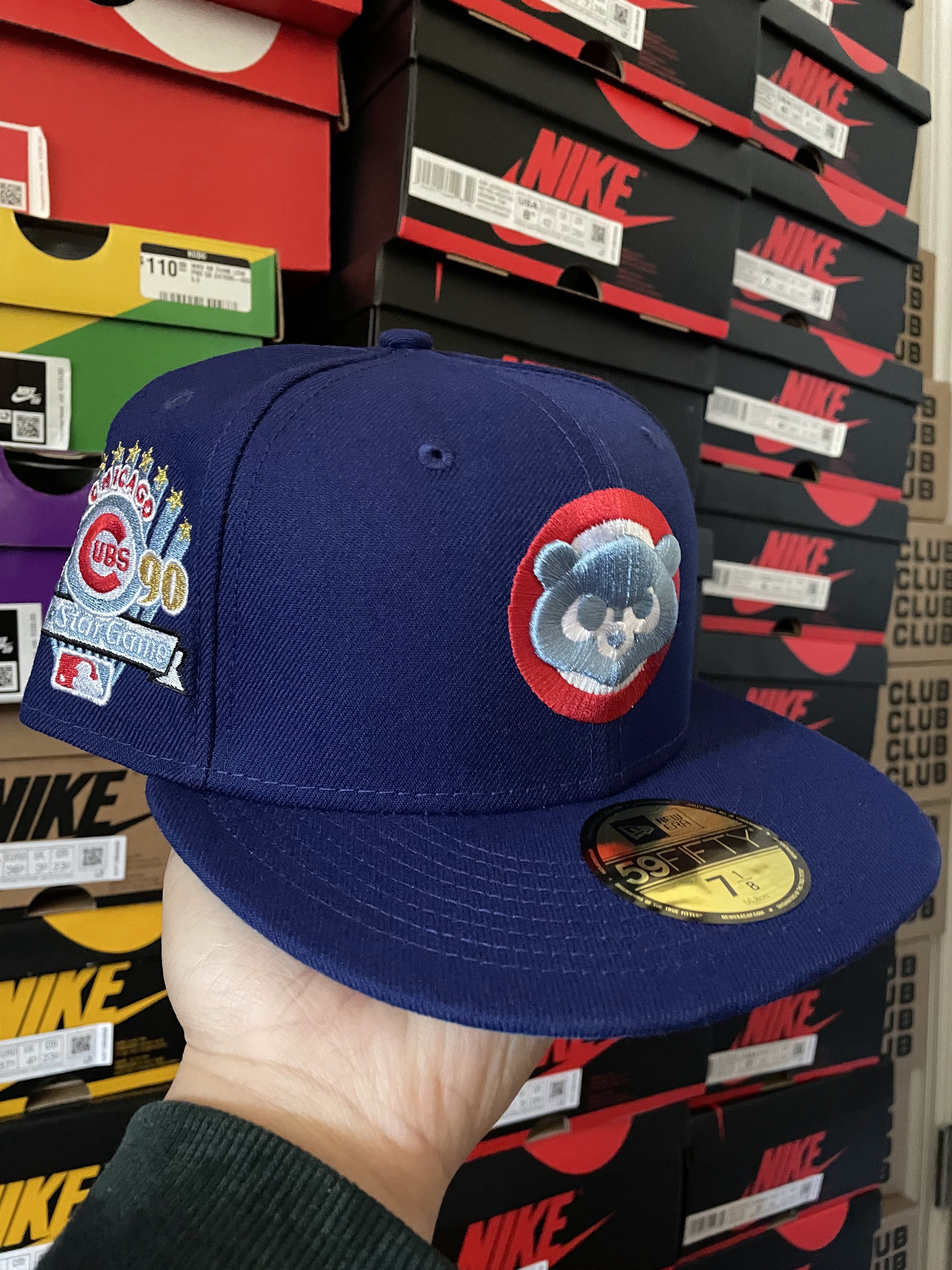 MLB × New Era Topperz Chicago Cubs 7 1/8 1990 All Star Blue Red Icy ASG Size ONE SIZE - 1 Thumbnail