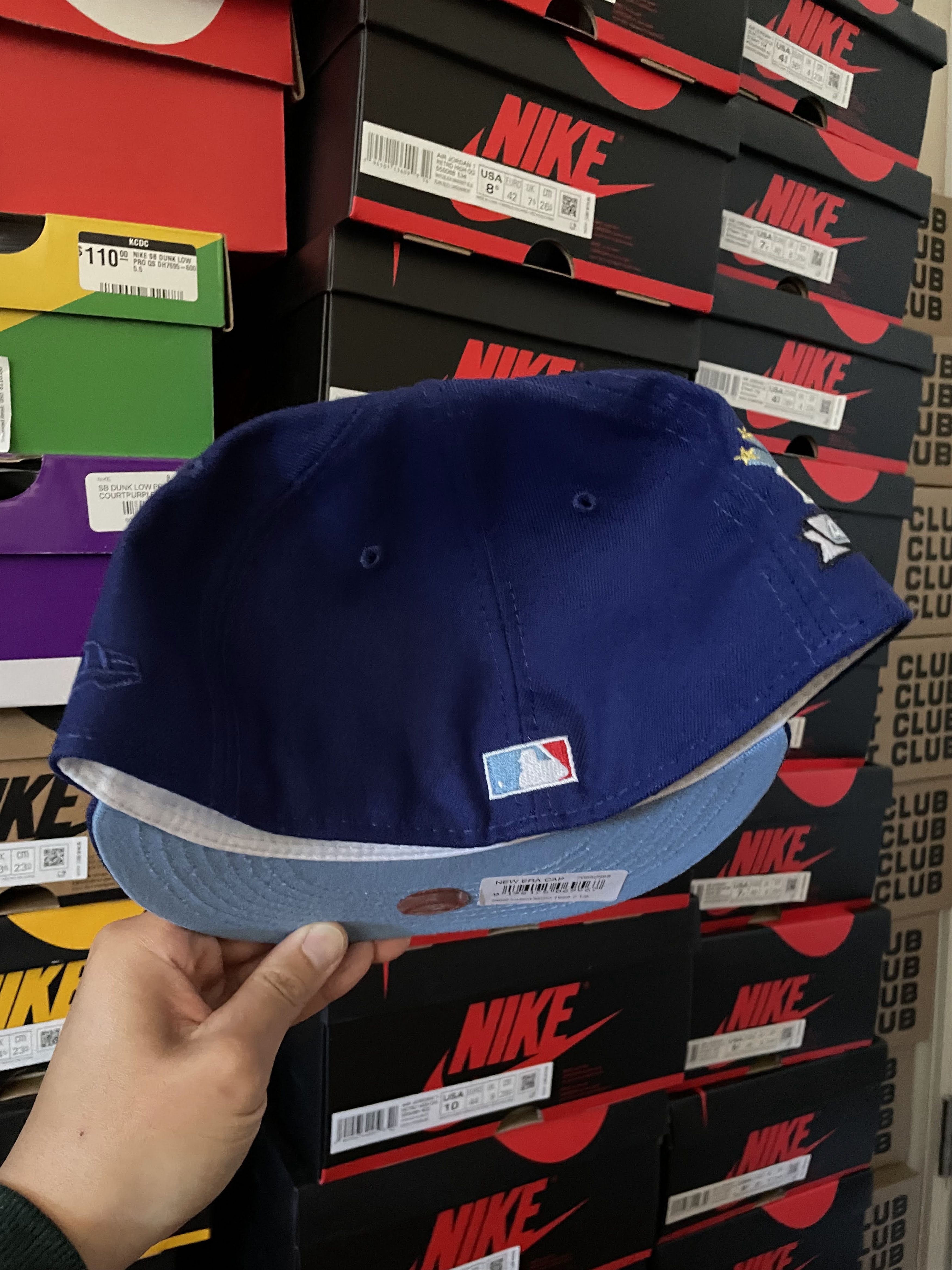 MLB × New Era Topperz Chicago Cubs 7 1/8 1990 All Star Blue Red Icy ASG Size ONE SIZE - 5 Thumbnail