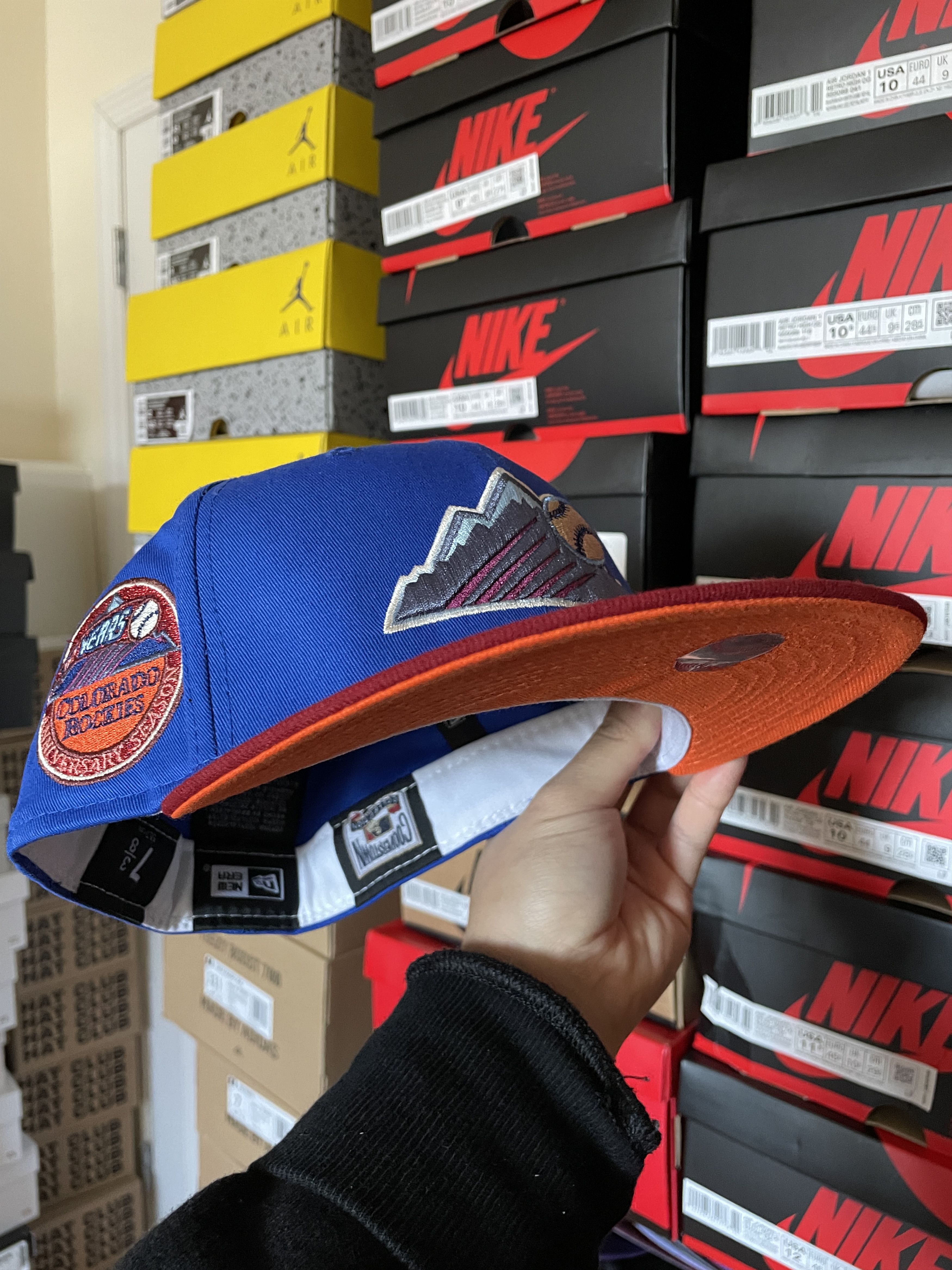 MLB × MyFitteds × New Era MyFitteds Wings of Fire Colorado Rockies 7 3/8 Not Hatclub Size ONE SIZE - 5 Thumbnail