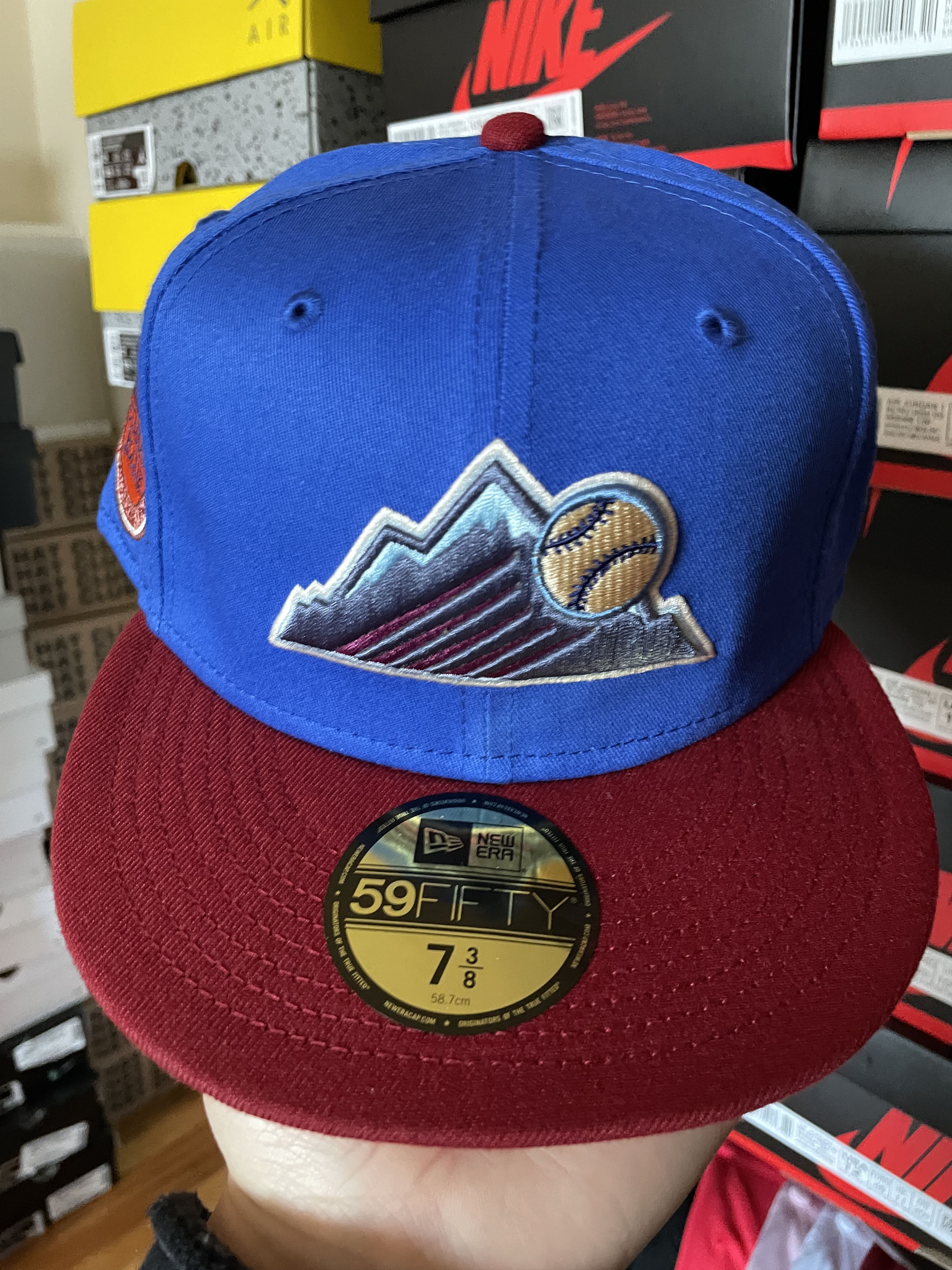 MLB × MyFitteds × New Era MyFitteds Wings of Fire Colorado Rockies 7 3/8 Not Hatclub Size ONE SIZE - 2 Thumbnail