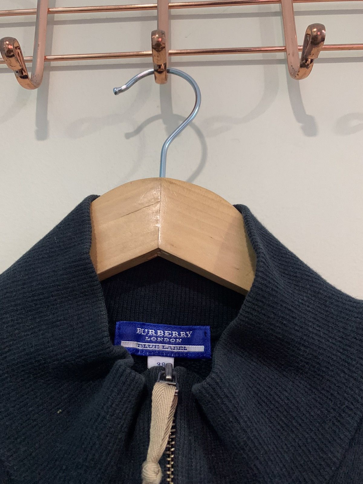 Burberry × Designer × Vintage Vintage Burberry Small Logo Tracktop Classic Style Size US S / EU 44-46 / 1 - 6 Thumbnail