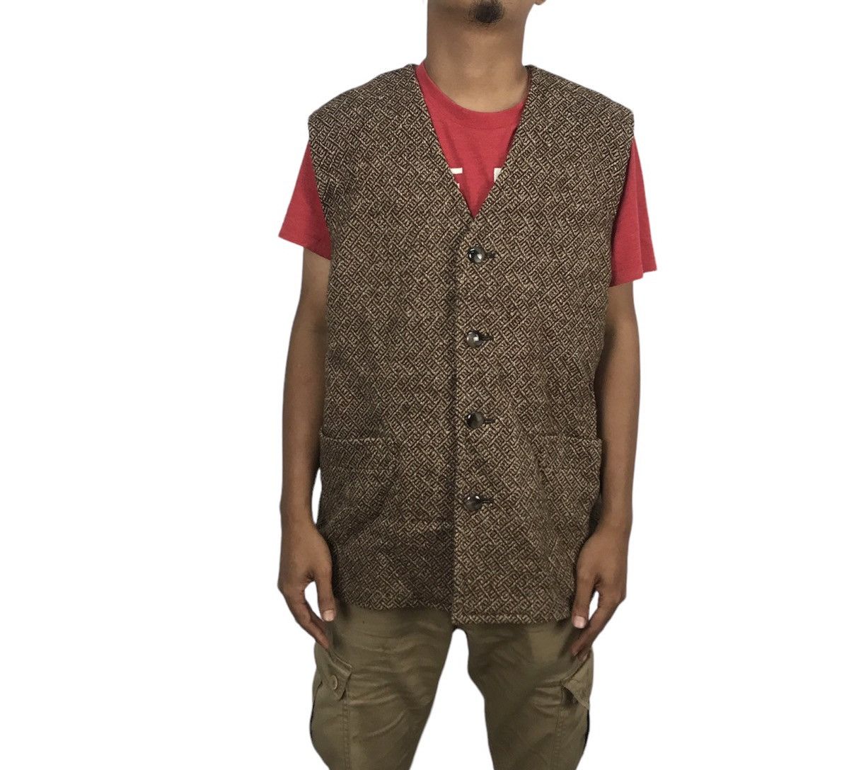 Vintage Vintage Vest wool unbrand Size US M / EU 48-50 / 2 - 5 Thumbnail