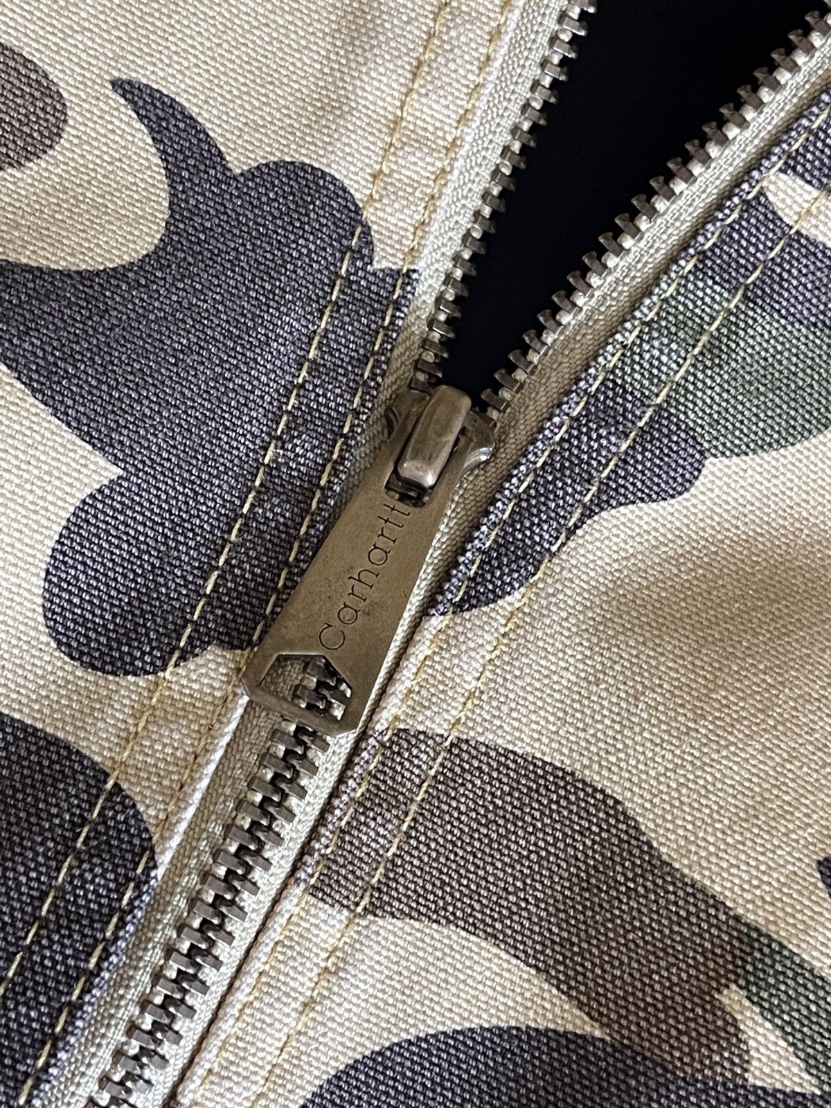 Bape × Carhartt Vintage Bape x Carhartt Zip Hoodie Camo Jacket - M Size US M / EU 48-50 / 2 - 4 Thumbnail