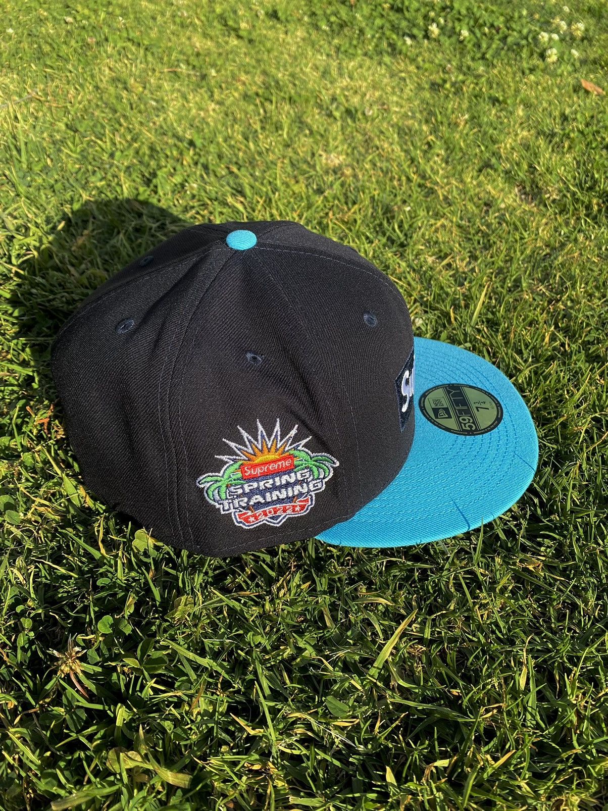 New Era × Supreme Supreme New Era spring training embroidered hat sz 7 3/4 Size ONE SIZE - 3 Thumbnail