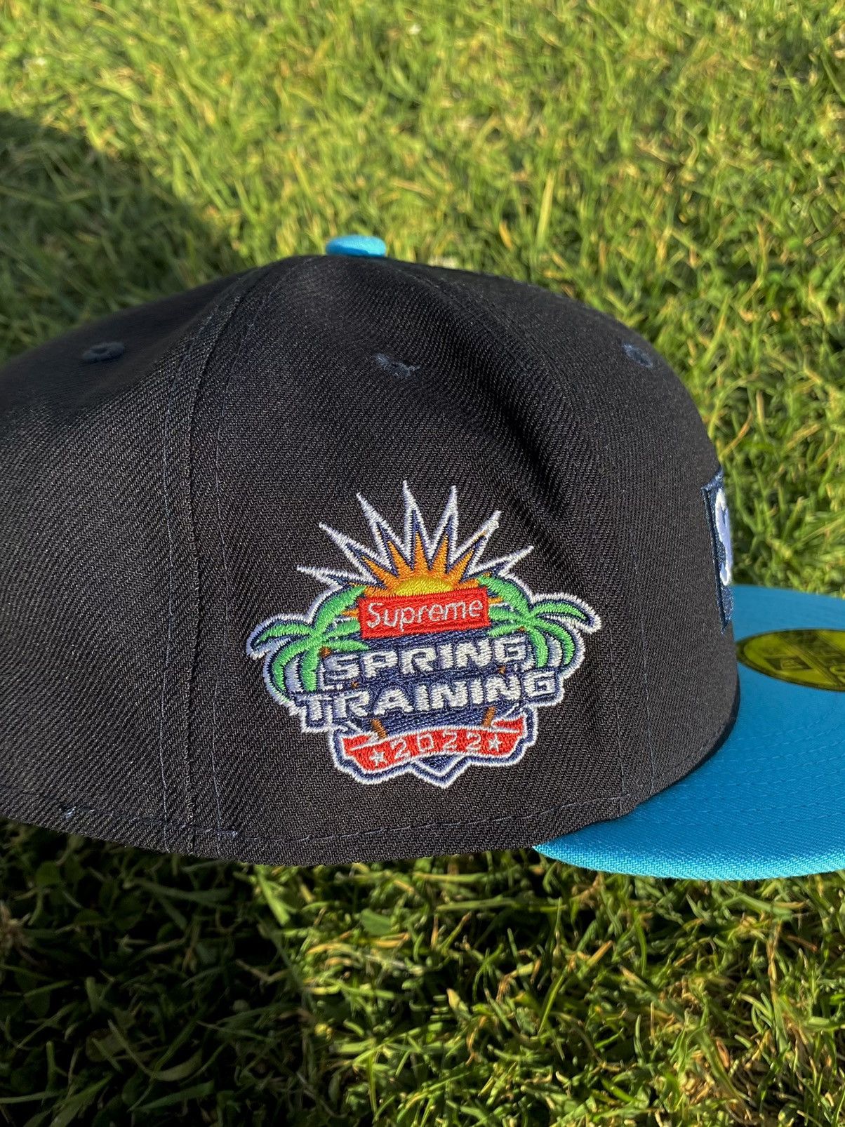 New Era × Supreme Supreme New Era spring training embroidered hat sz 7 3/4 Size ONE SIZE - 9 Thumbnail