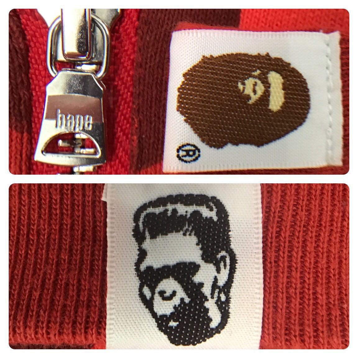 Bape BAPE Real Zip Shark sweat shirt red camo Size US S / EU 44-46 / 1 - 8 Thumbnail