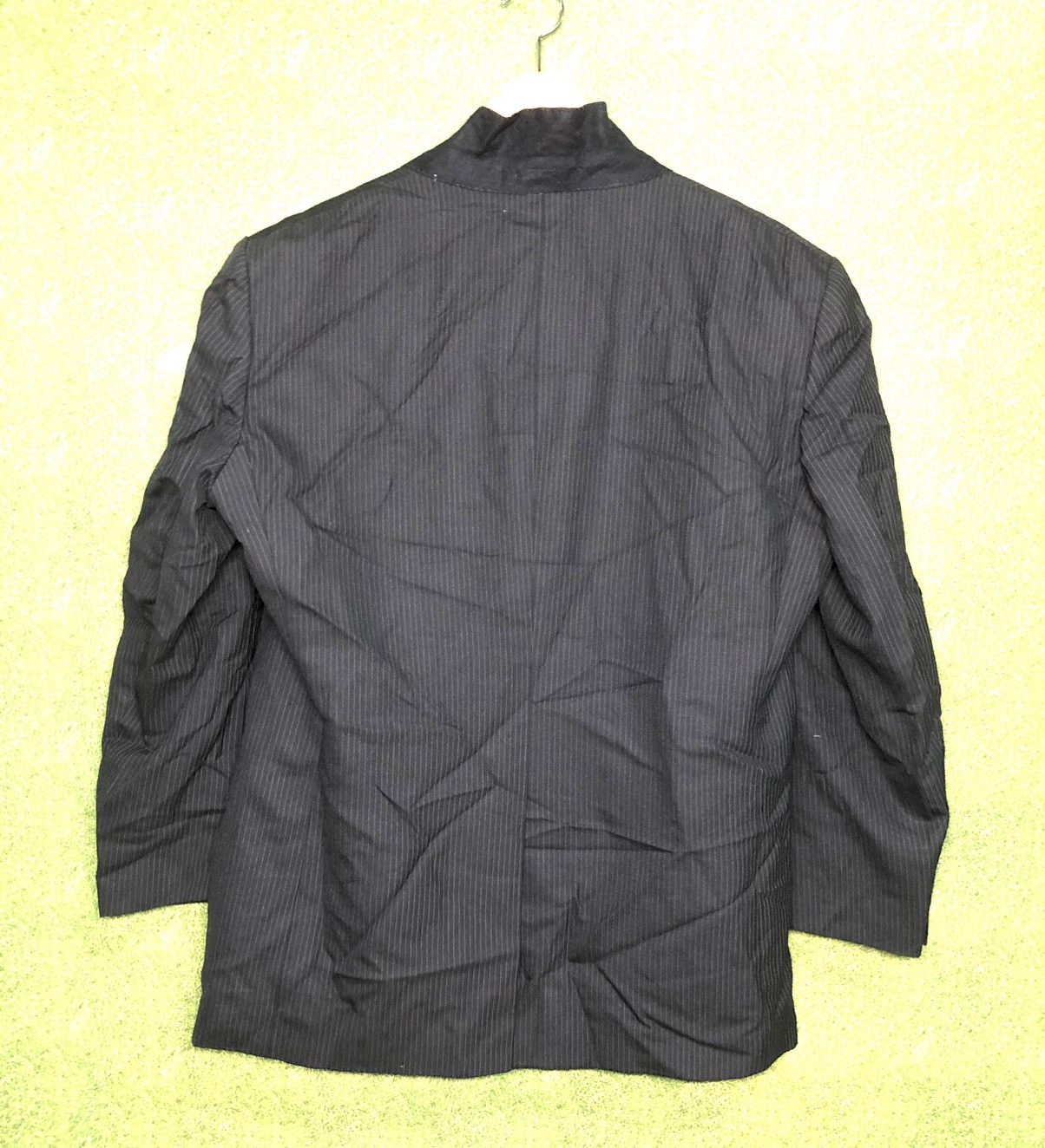 Designer × Kansai Yamamoto × Vintage VINTAGE KANSAI YAMAMOTO BLEND WOOL STRIPE BLAZER Size US M / EU 48-50 / 2 - 8 Thumbnail