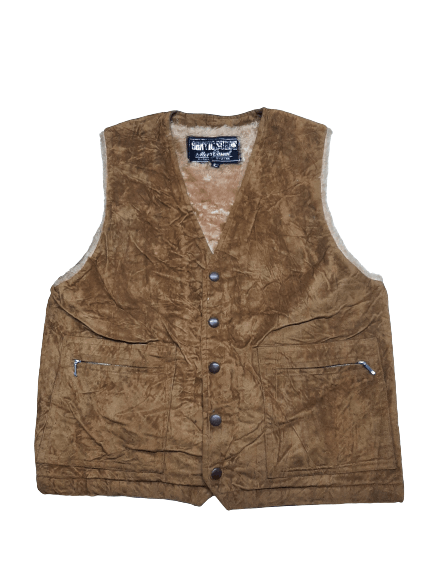 Japanese Brand × Other × Vintage GENTIC SUEDE MENS CASUAL VEST JAPAN 🇯🇵 Size US M / EU 48-50 / 2 - 1 Thumbnail