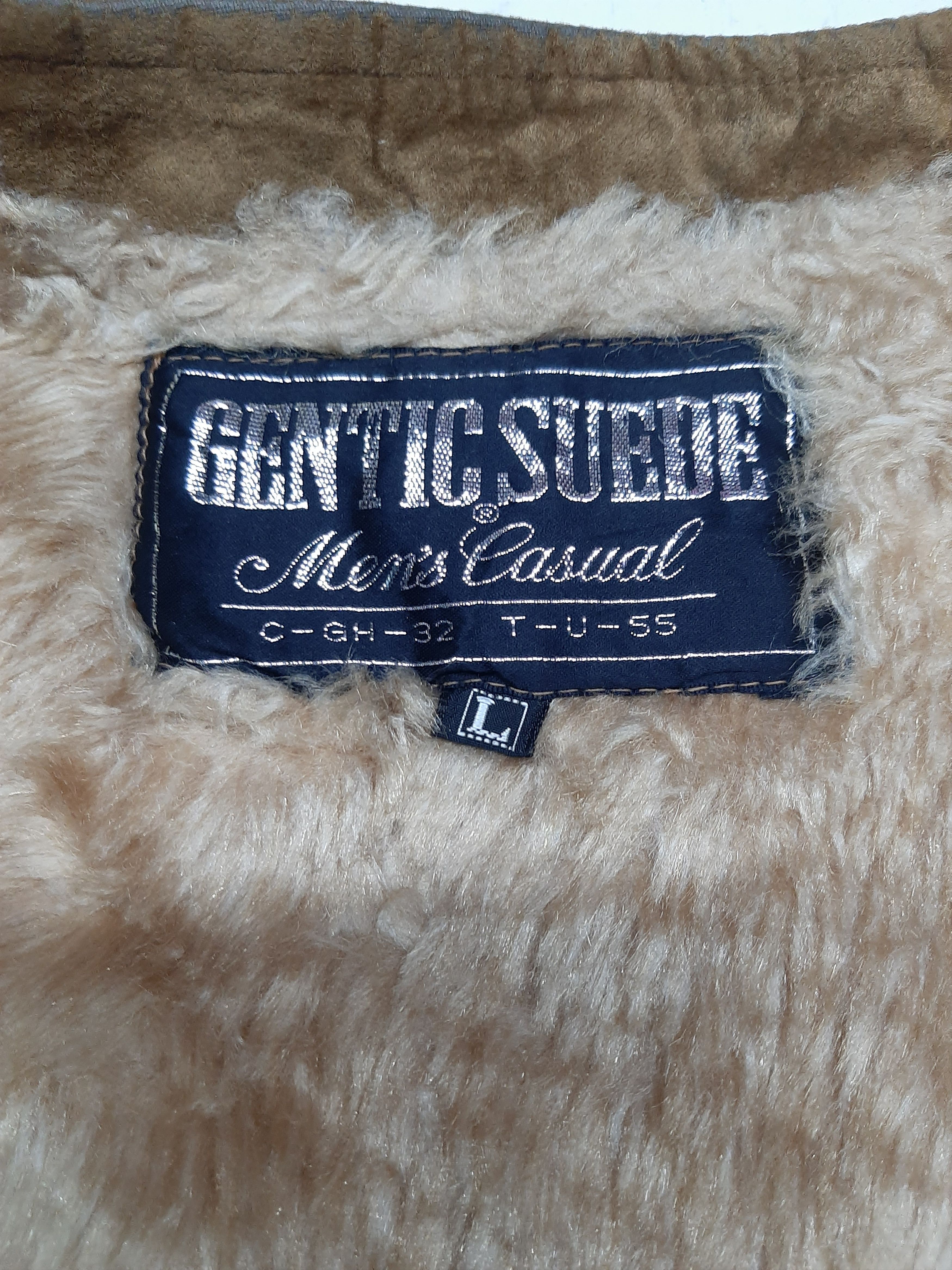 Japanese Brand × Other × Vintage GENTIC SUEDE MENS CASUAL VEST JAPAN 🇯🇵 Size US M / EU 48-50 / 2 - 6 Thumbnail