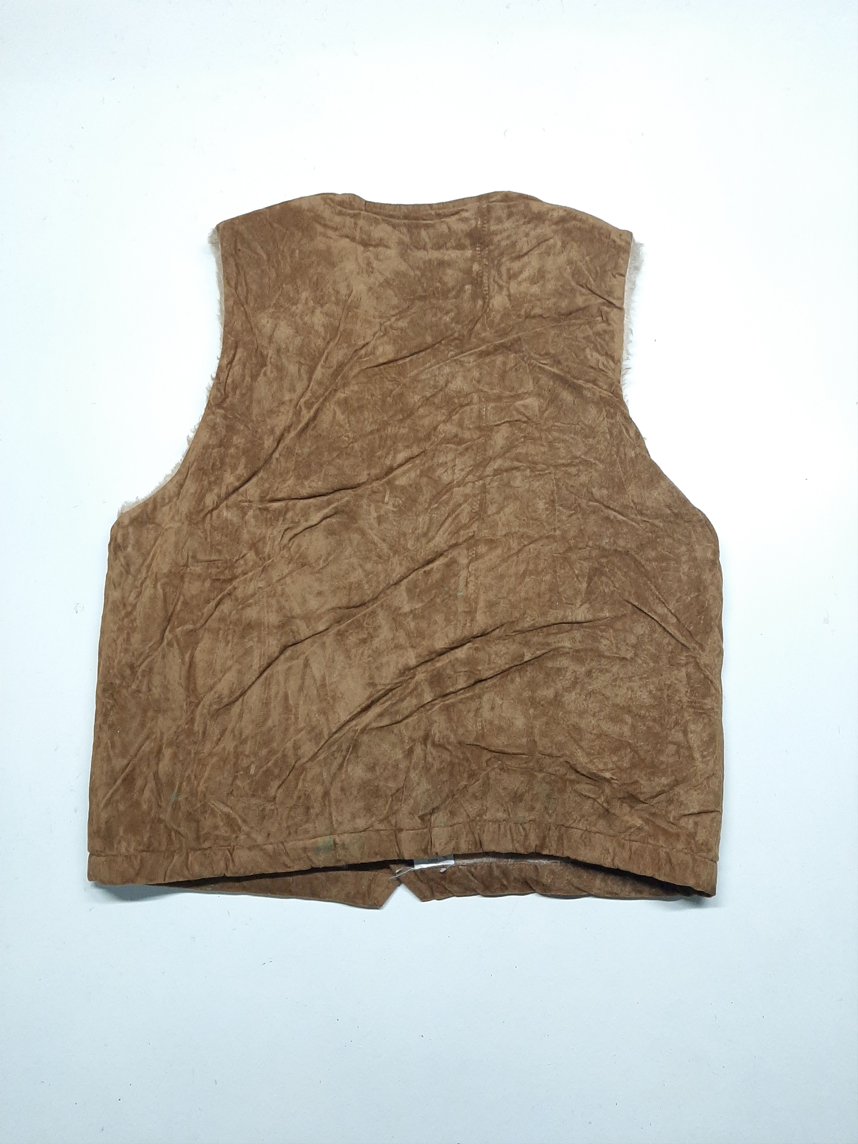 Japanese Brand × Other × Vintage GENTIC SUEDE MENS CASUAL VEST JAPAN 🇯🇵 Size US M / EU 48-50 / 2 - 9 Thumbnail