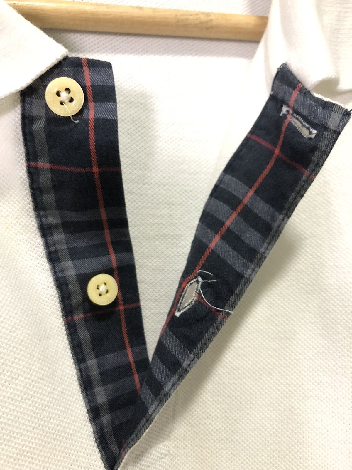 Burberry × Vintage VINTAGE BURBERRYS OLD POLO SHIRT Size US L / EU 52-54 / 3 - 4 Thumbnail