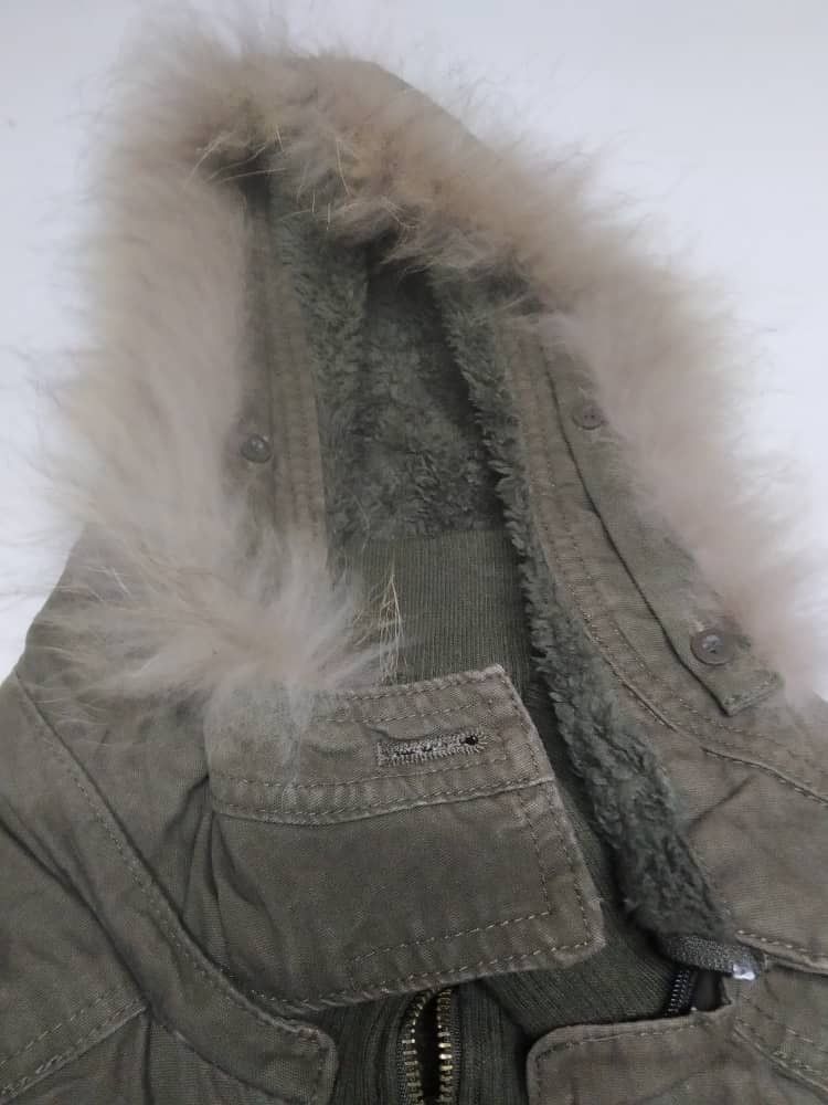 Japanese Brand Z of ZAMPA ORGANIC SHEARLING PARKA JACKET Size US S / EU 44-46 / 1 - 2 Thumbnail