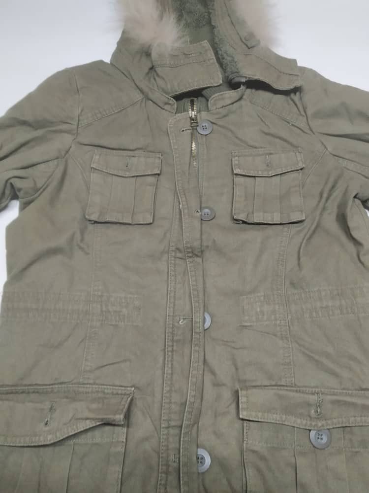 Japanese Brand Z of ZAMPA ORGANIC SHEARLING PARKA JACKET Size US S / EU 44-46 / 1 - 3 Thumbnail