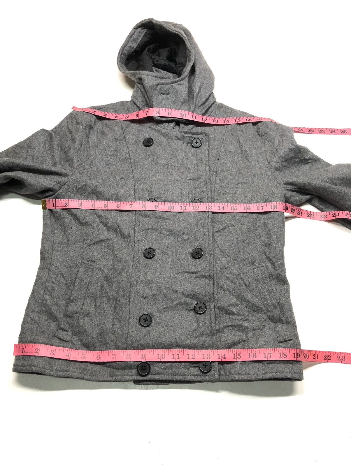 Designer × Michel Klein × Vintage VINTAGE MICHEL KLEIN HOMME PARIS BLEND WOOL JACKET HOODIE Size US M / EU 48-50 / 2 - 10 Thumbnail