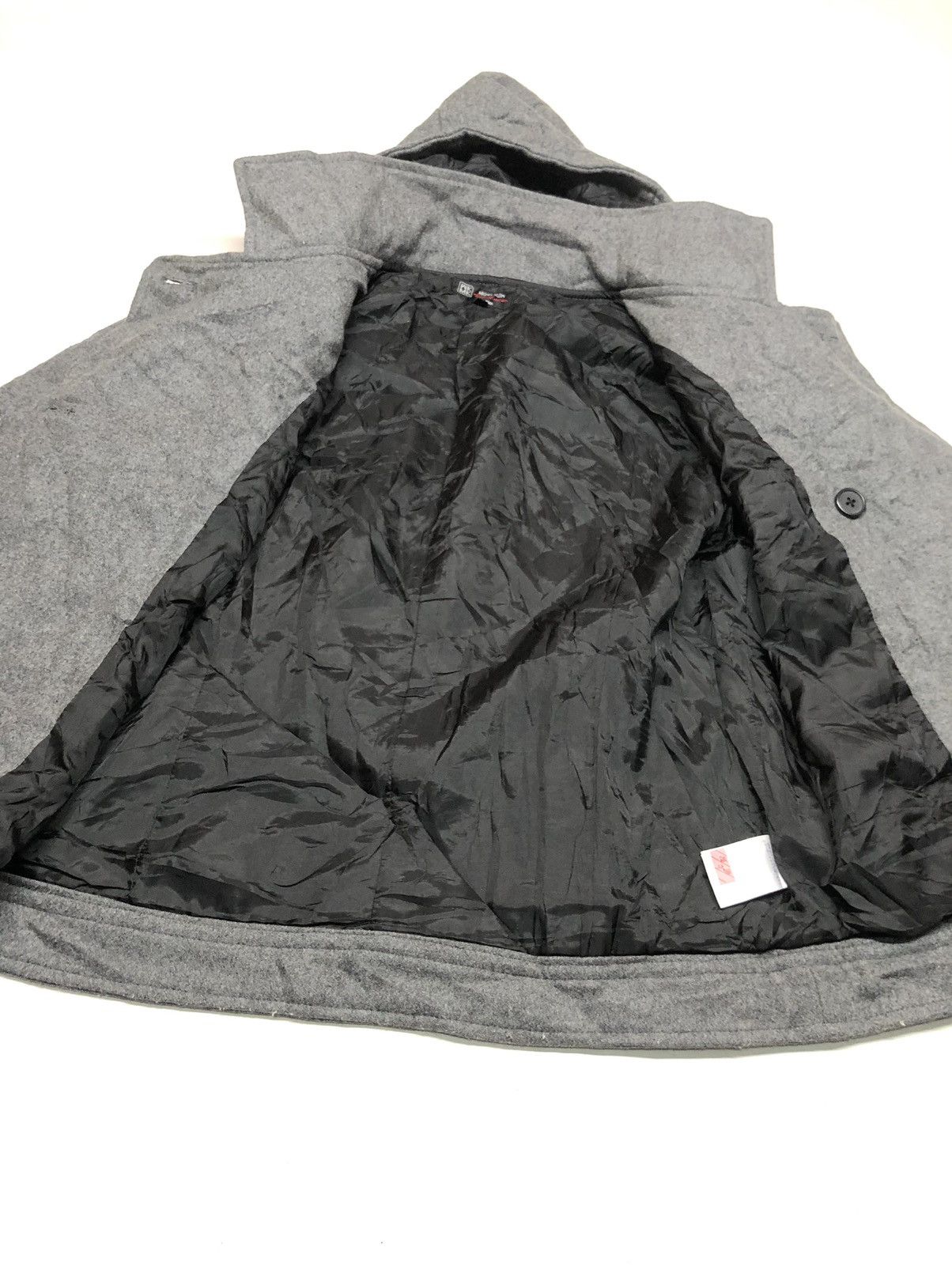 Designer × Michel Klein × Vintage VINTAGE MICHEL KLEIN HOMME PARIS BLEND WOOL JACKET HOODIE Size US M / EU 48-50 / 2 - 3 Thumbnail