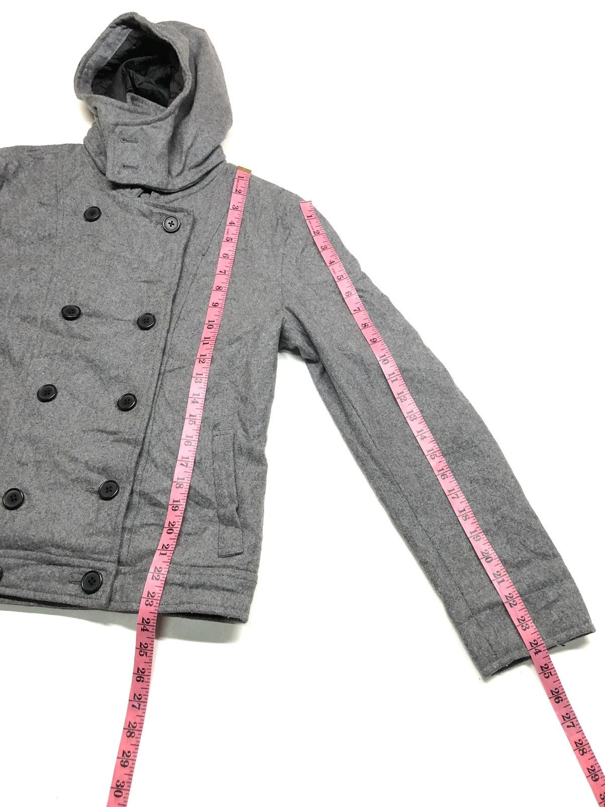 Designer × Michel Klein × Vintage VINTAGE MICHEL KLEIN HOMME PARIS BLEND WOOL JACKET HOODIE Size US M / EU 48-50 / 2 - 11 Thumbnail